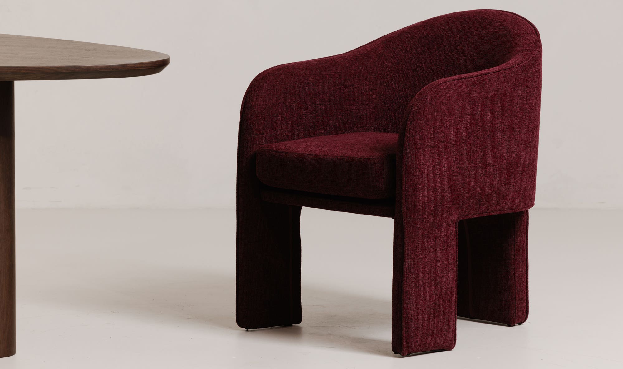 Moe's Home Clara Dining Chair Plum - Image 2