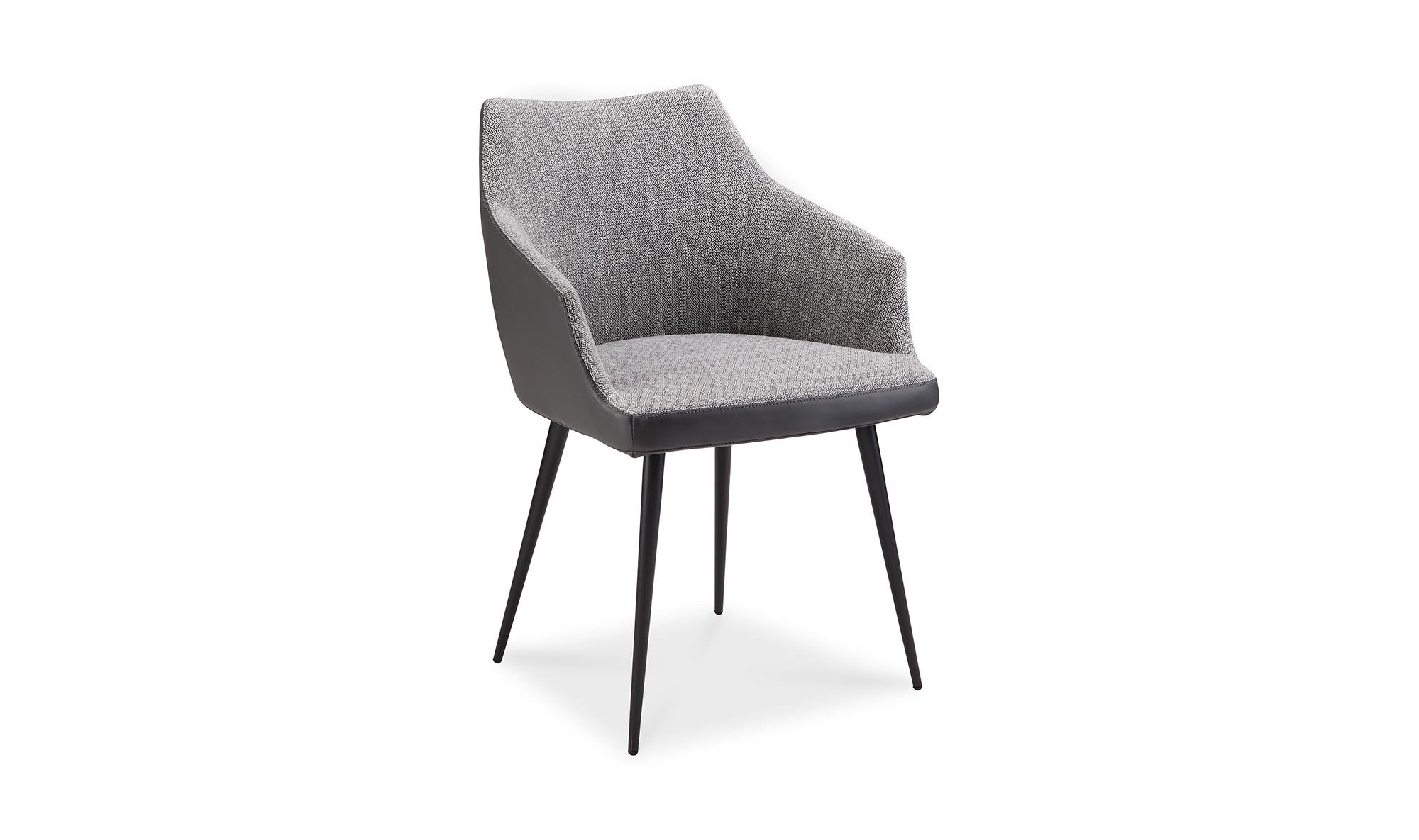 Moe's Home Beckett Dining Chair Grey - Image 3