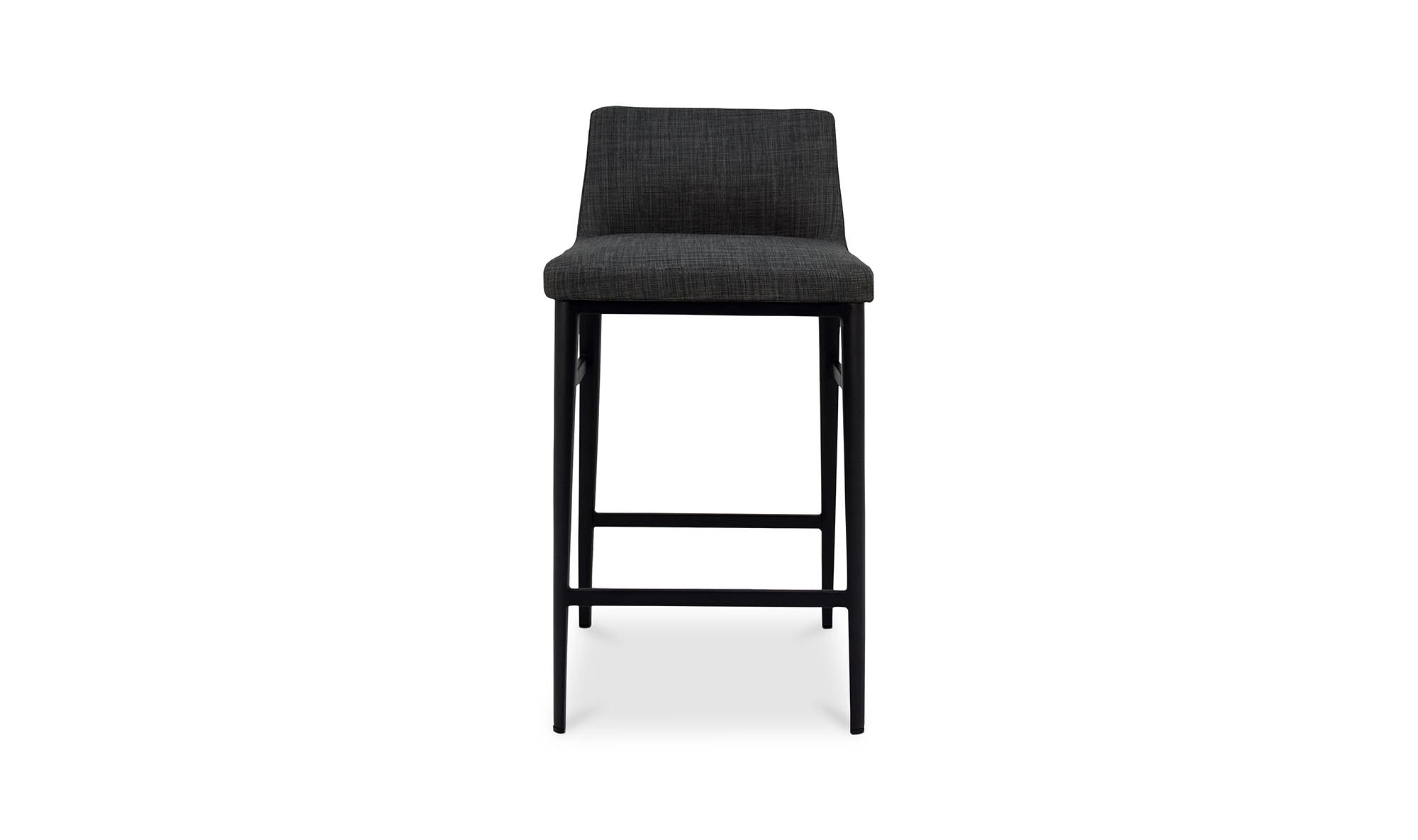 Moe’s Home Baron Counter Stool Charcoal Grey