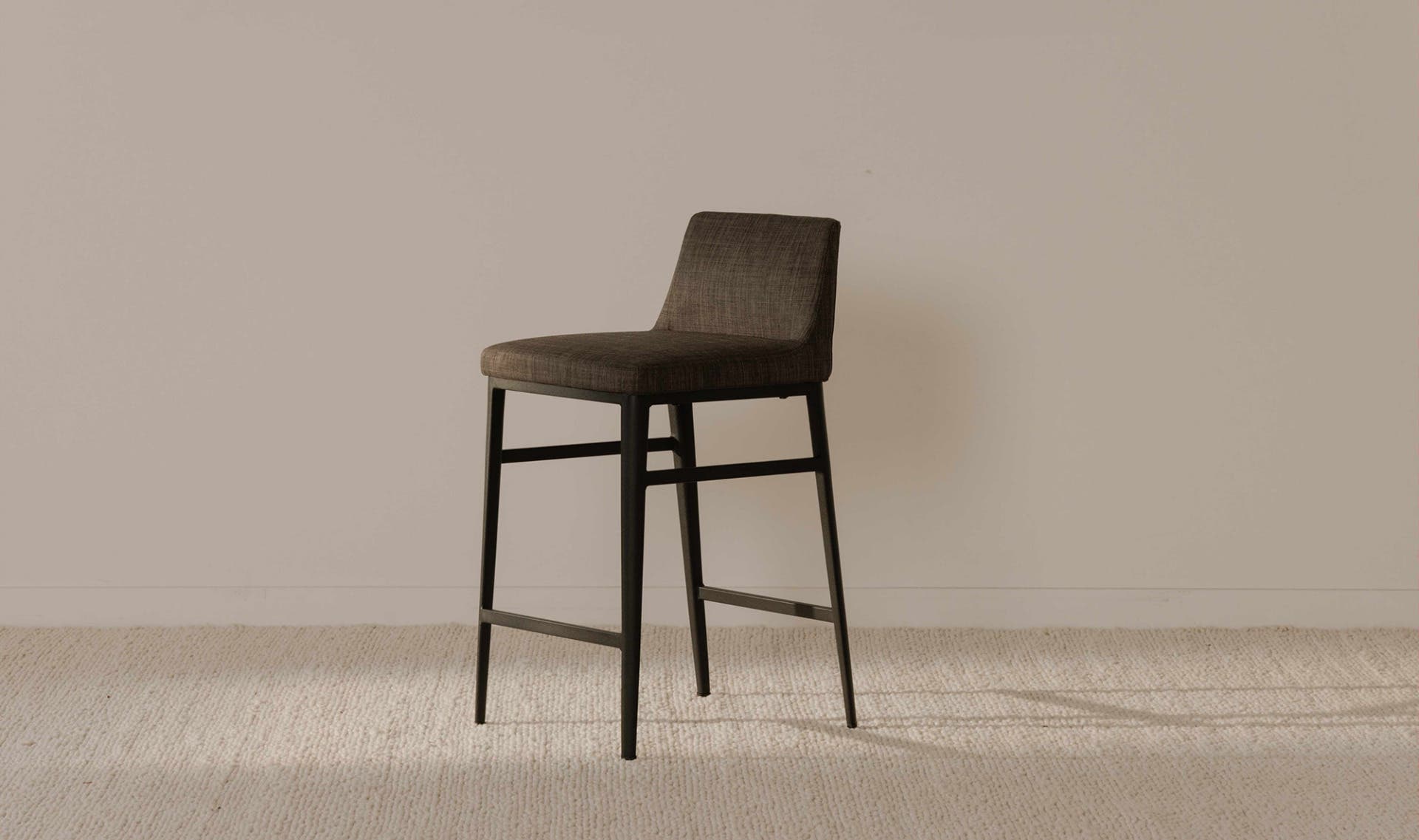 Moe's Home Baron Counter Stool Charcoal Grey - Image 2