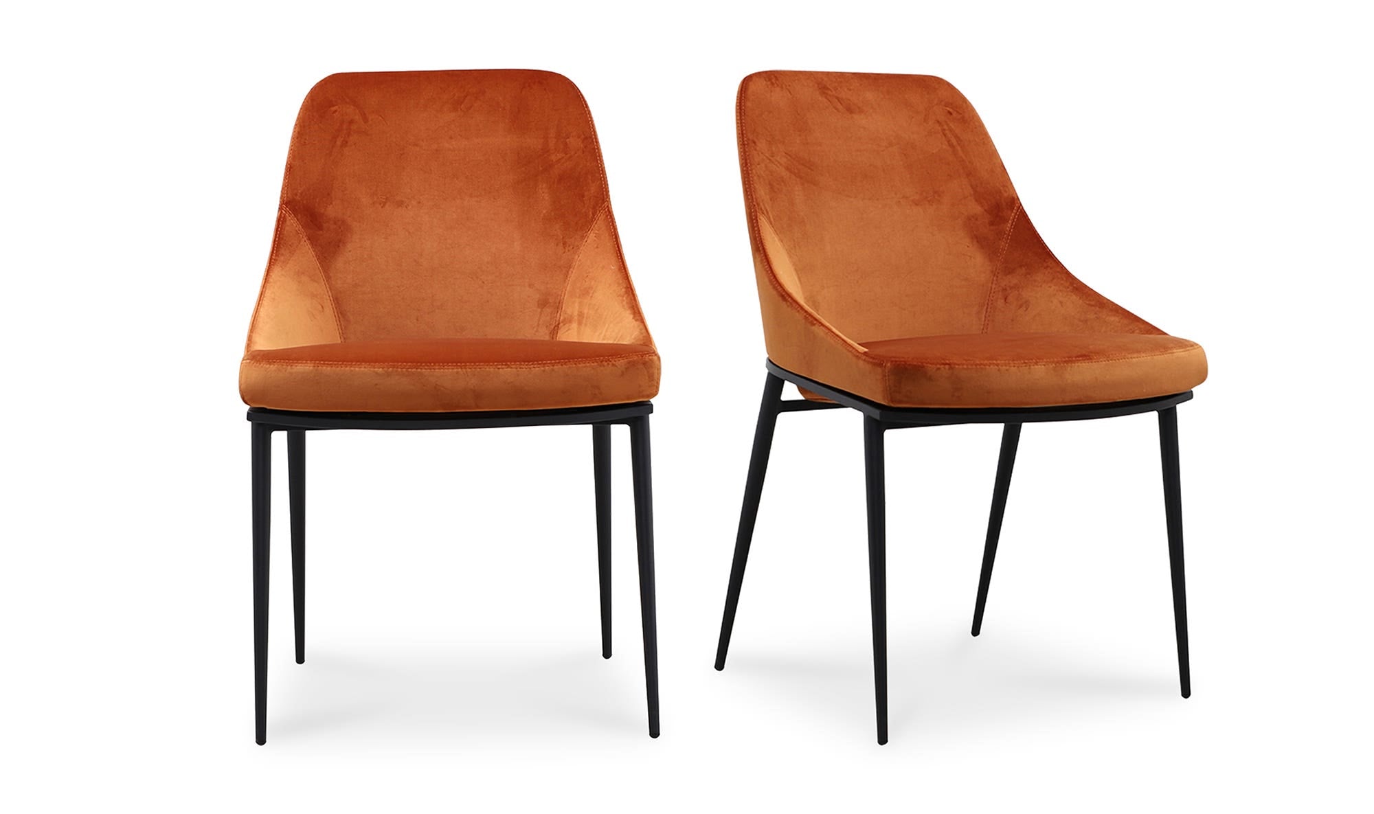Moe's Home Sedona Dining Chair Amber - Set Of Two - Image 1