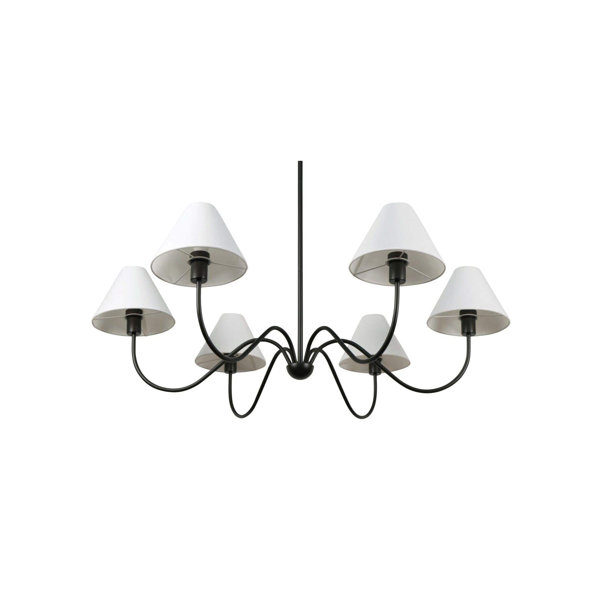 Moe's Home Whitney Chandelier Blackened Bronze - Image 3