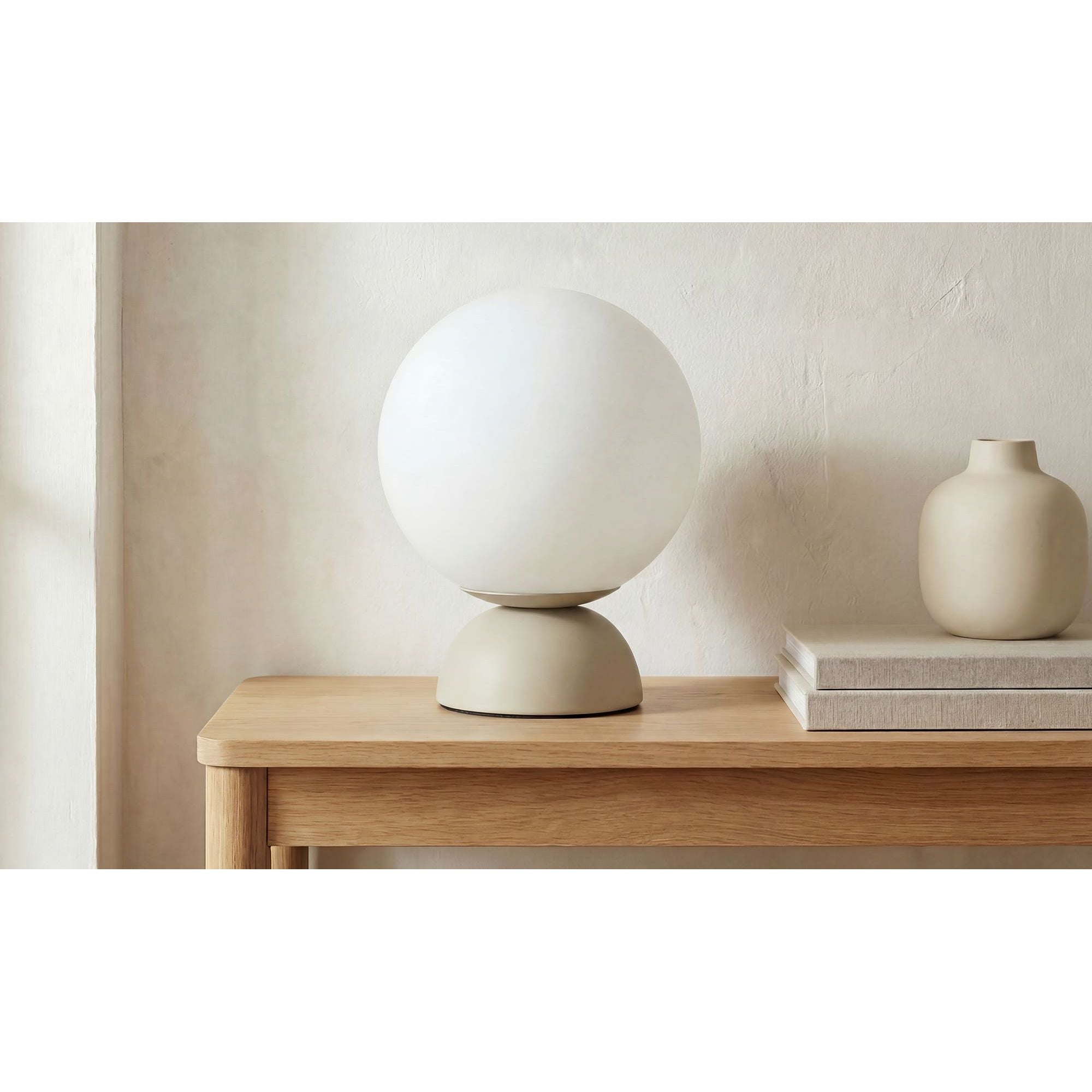 Moe's Home Ovi Table Lamp Soft Beige - Image 2