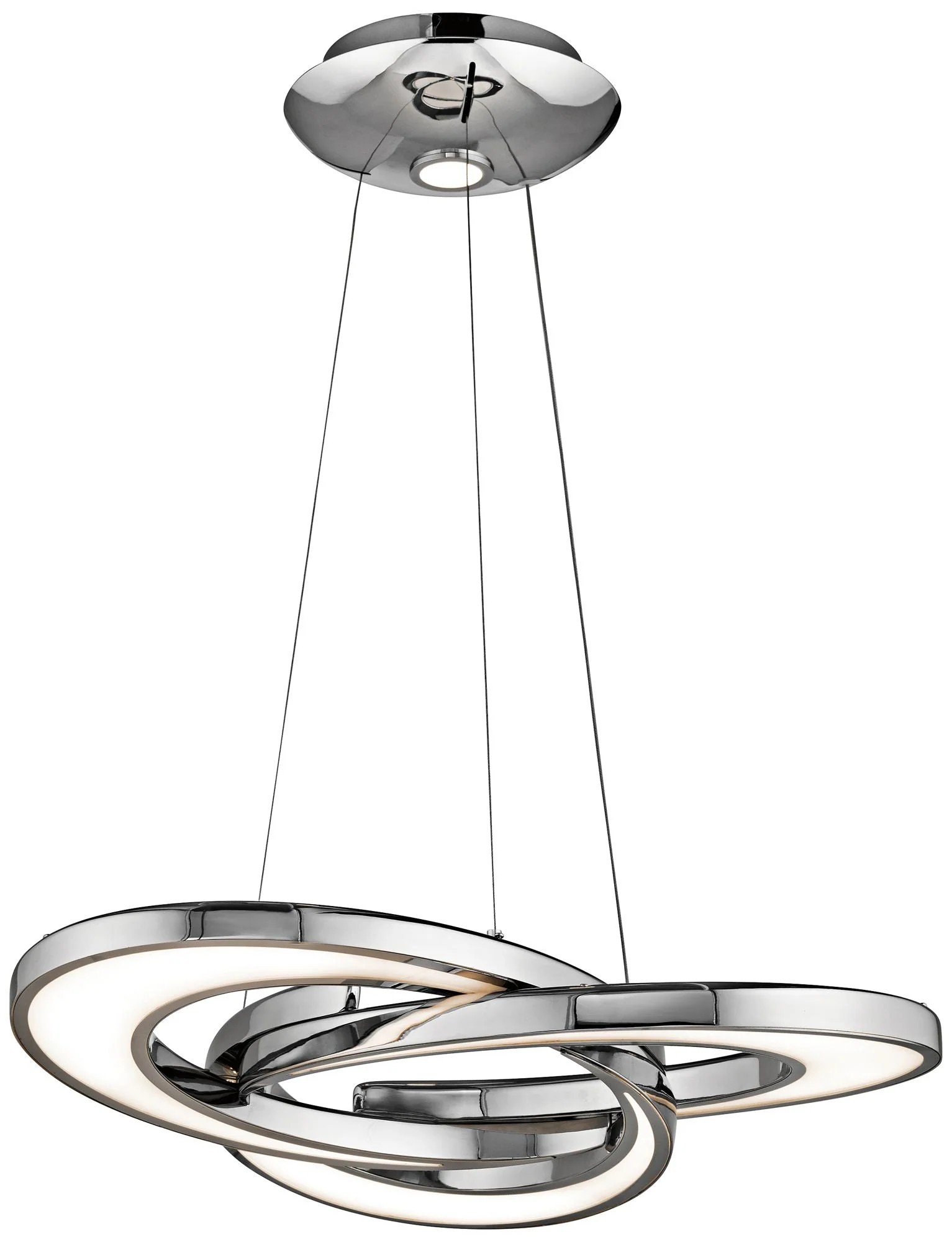 Elan Destiny 27 3/4" Wide Chrome LED Chandelier - Image 1