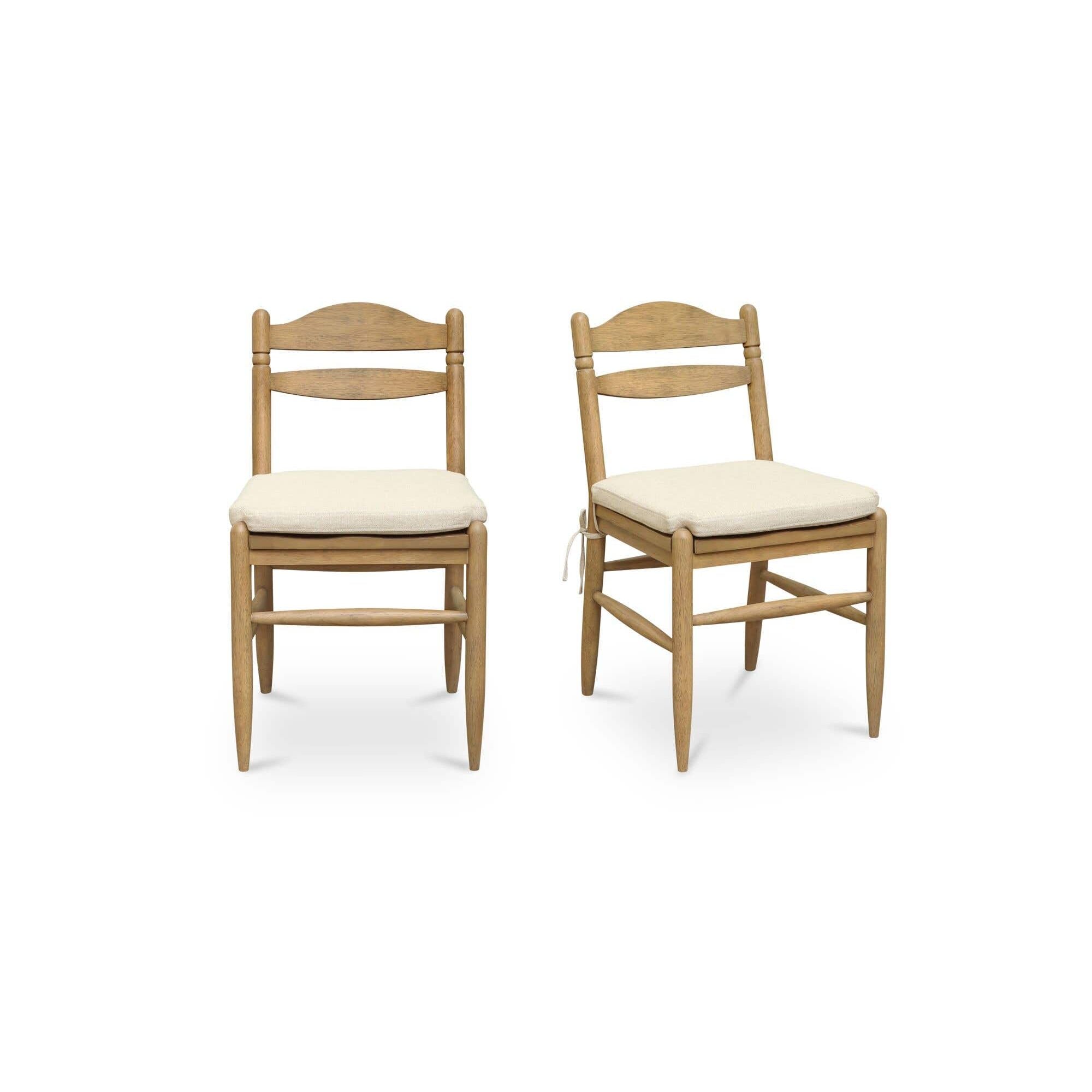 Moe's Home Tate Dining Chair Beige - Set Of Two - Image 1