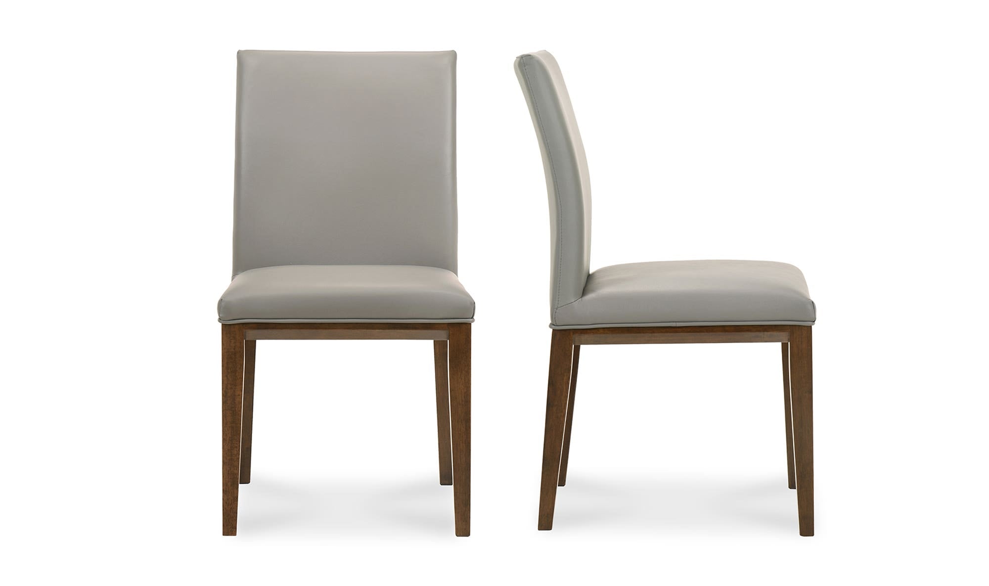 Moe's Home Frankie Dining Chair Grey - Set Of Two - Image 3