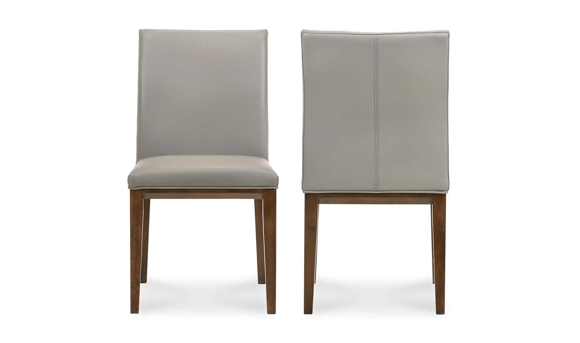 Moe's Home Frankie Dining Chair Grey - Set Of Two - Image 1