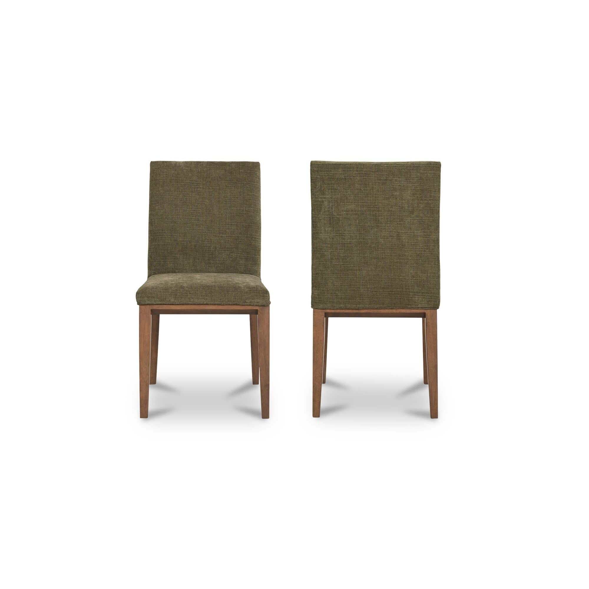Moe's Home Frankie Dining Chair Olive-Set Of Two - Image 3