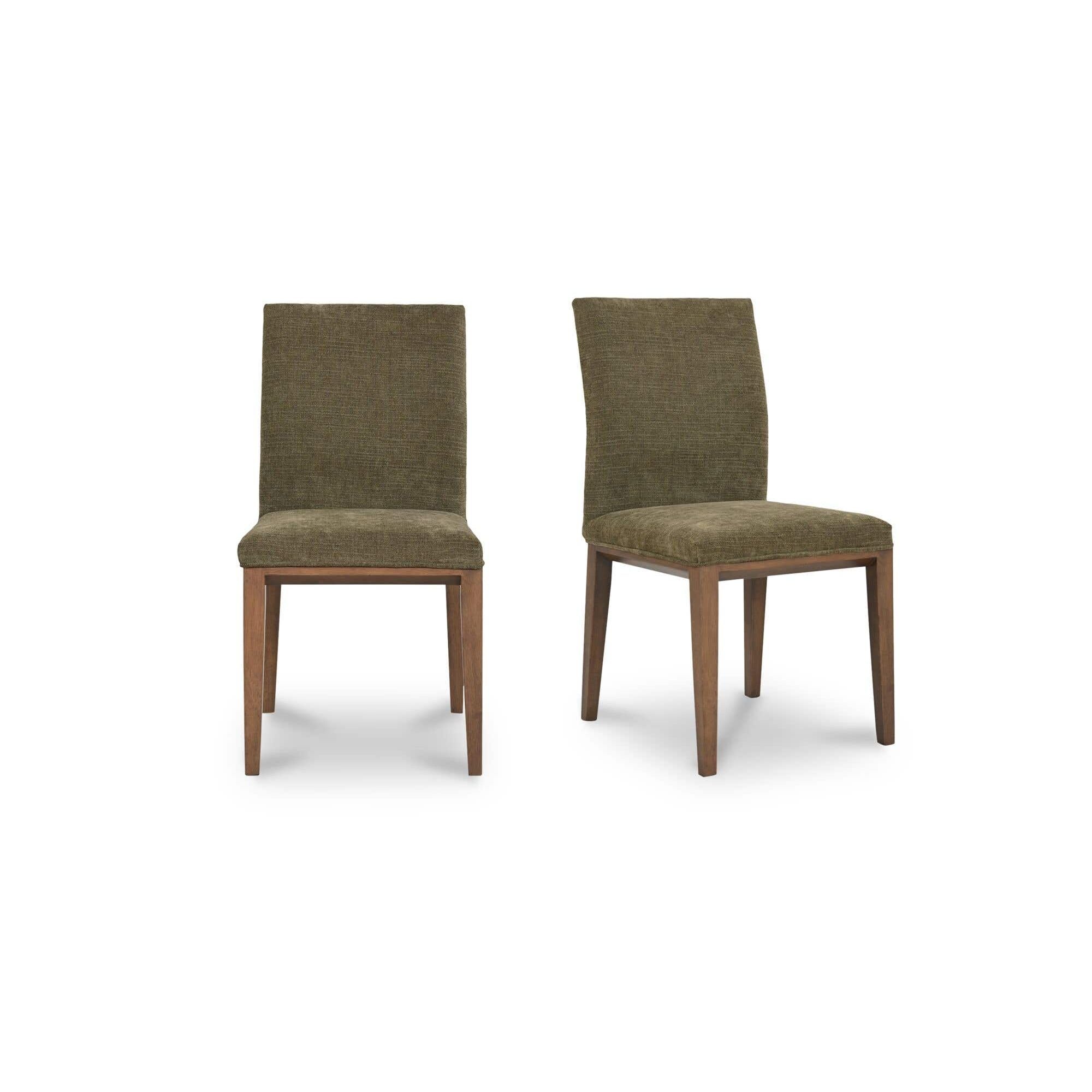 Moe's Home Frankie Dining Chair Olive-Set Of Two - Image 1