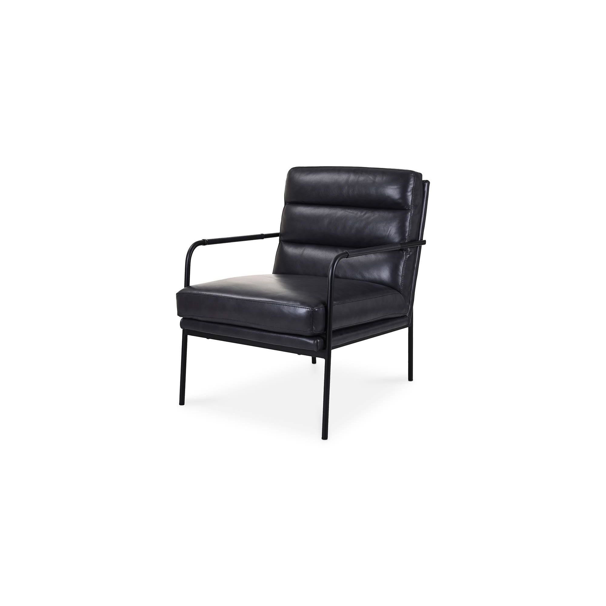 Moe's Home Collection Verlaine Raven Black Chair - Image 1