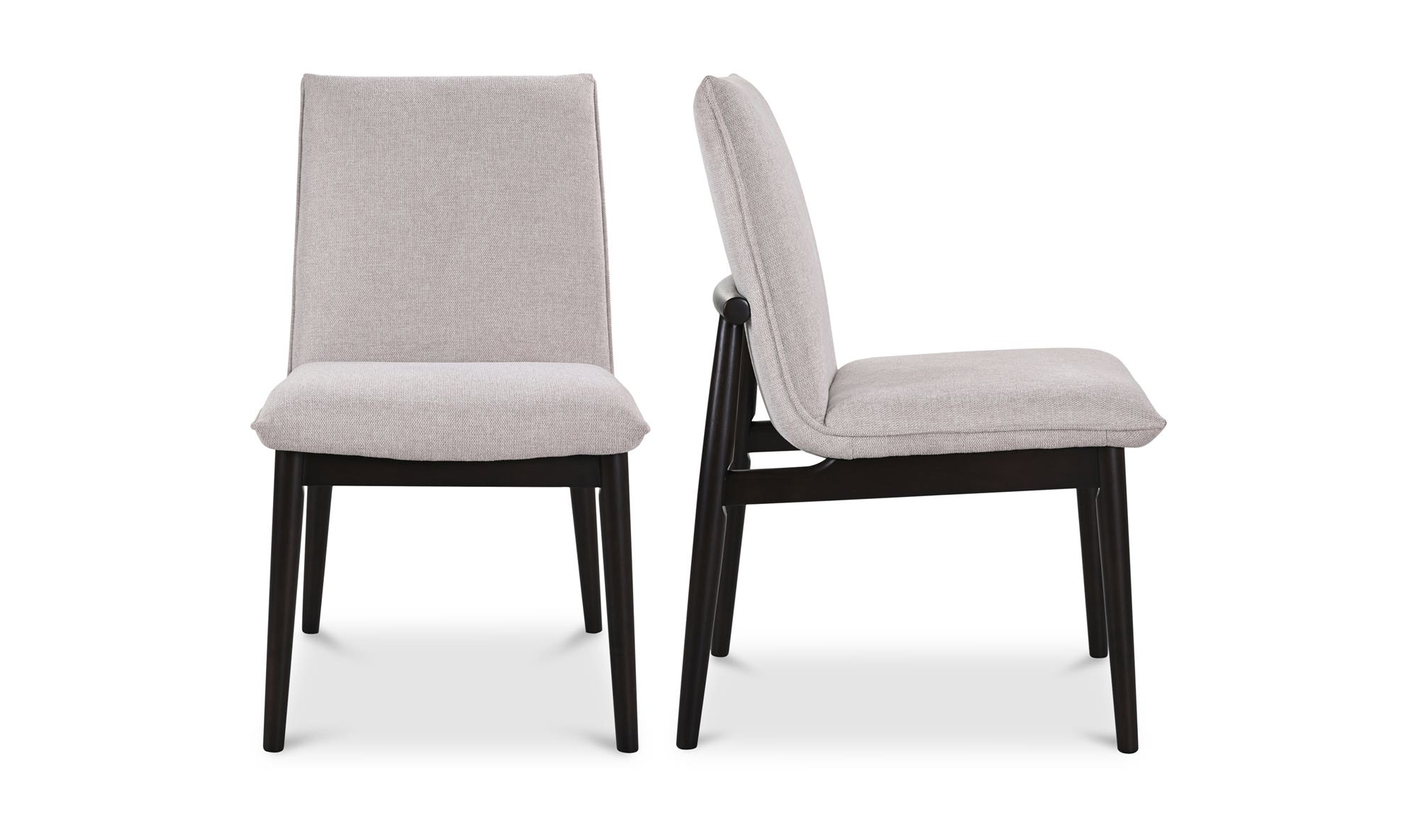 Moe's Home Charlie Dining Chair Beige– Set Of Two - Image 1