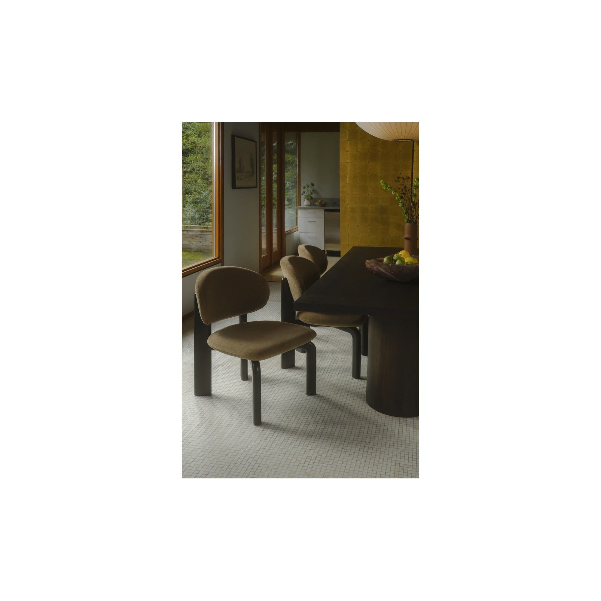 Moe's Home Sami Dining Chair Brown Set Of Two - Image 3