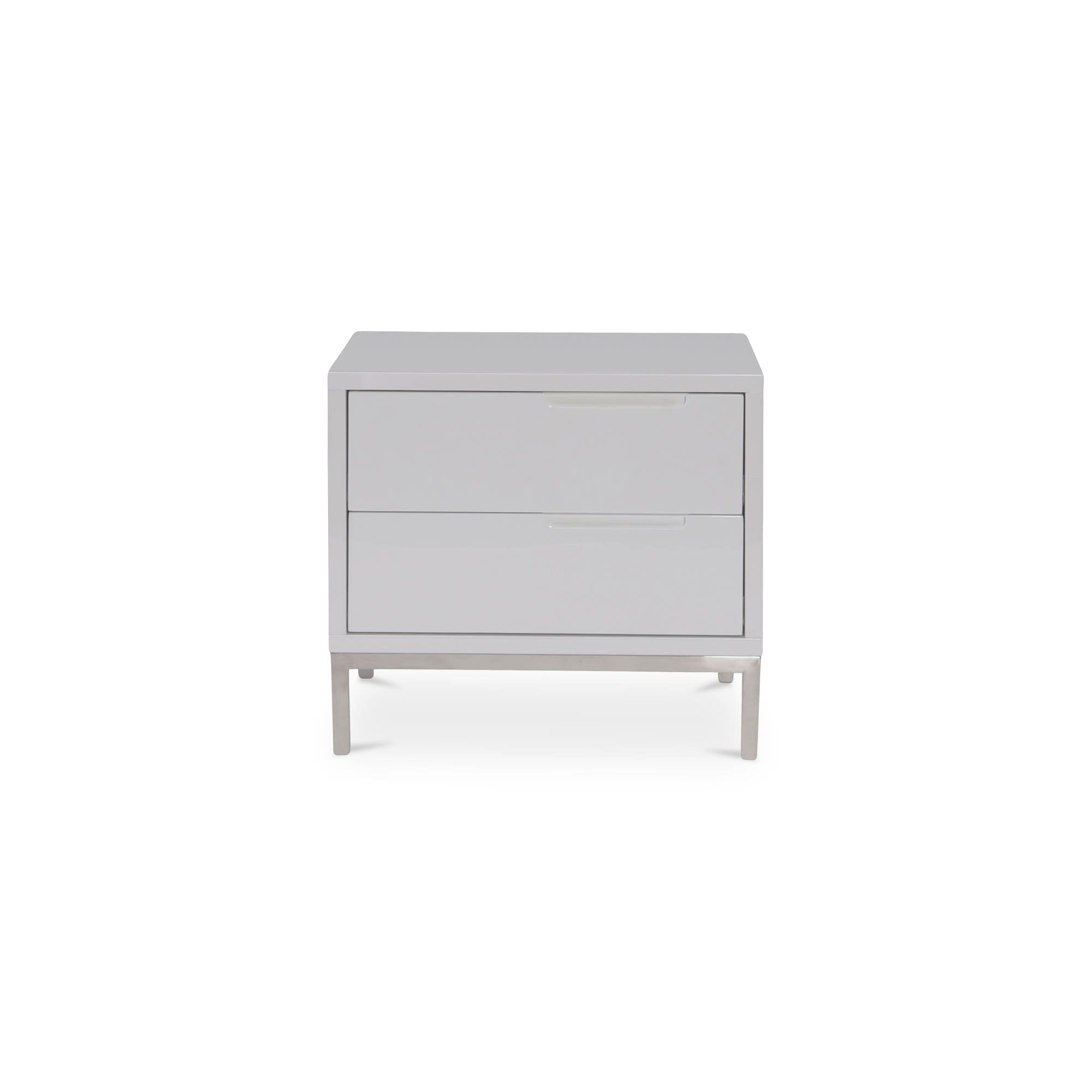 Moe's Home Collection Naples White End Table - Image 1