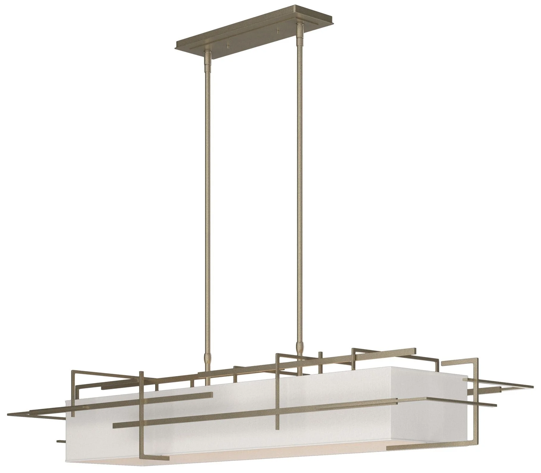 Etch Pendant - Gold - Flax Shade - Image 1