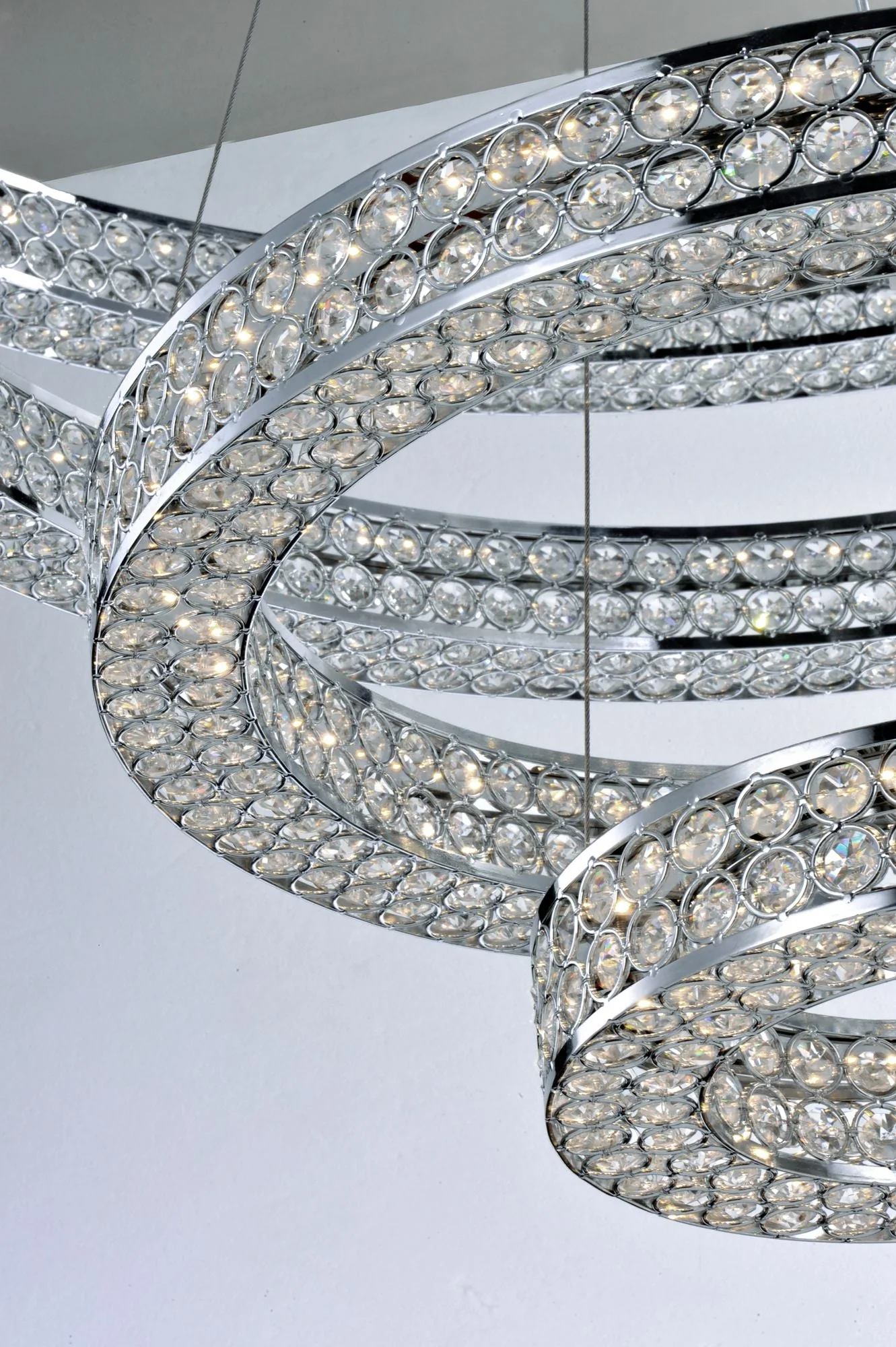 Eternity LED 1-Light 60" Wide Polished Chrome Pendant Light - Image 2