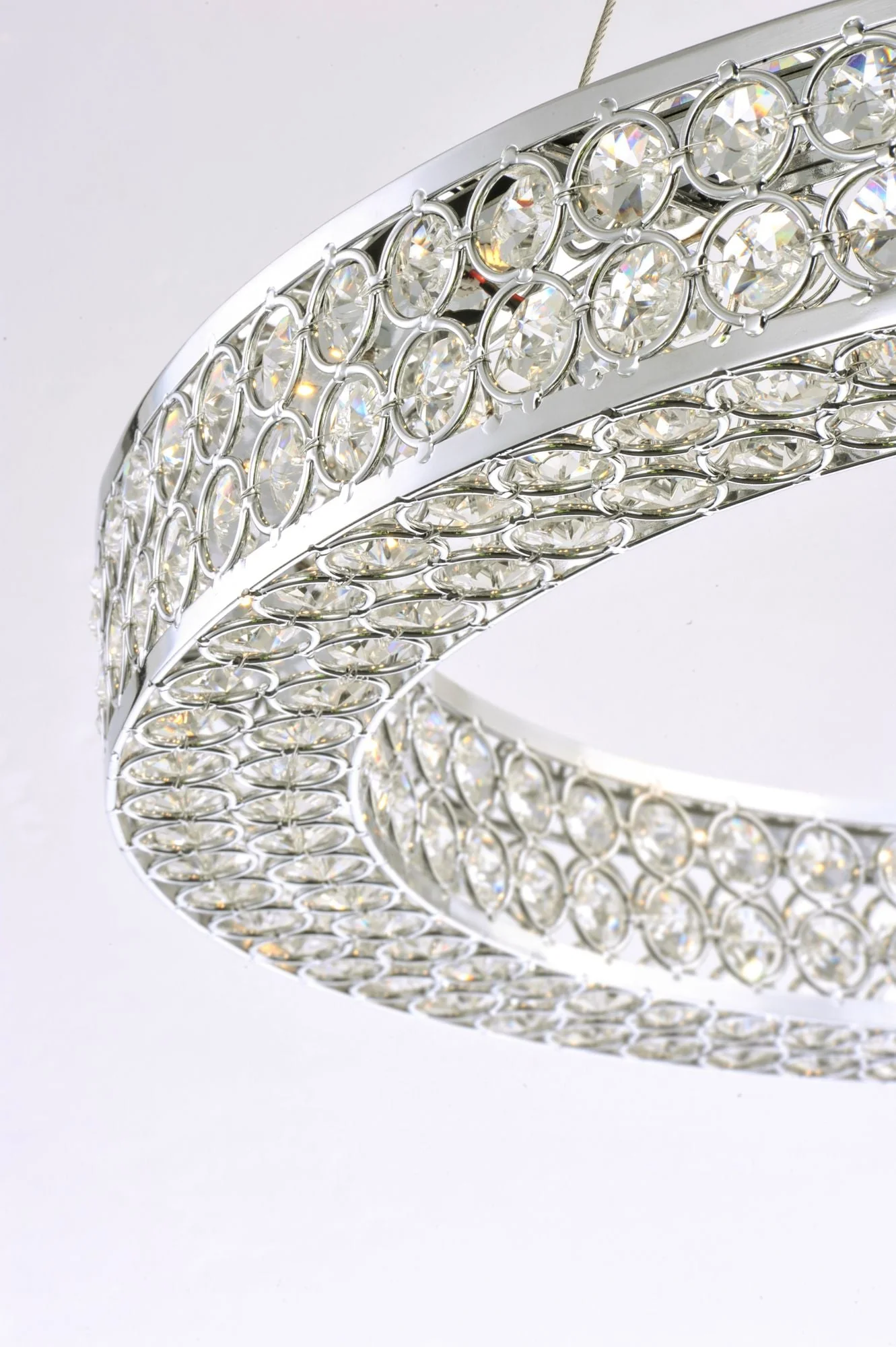 Eternity LED 1-Light 60" Wide Polished Chrome Pendant Light - Image 3