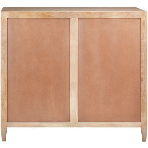Surya Etewah Modern Natural Wood and Rattan Sideboard Cabinet ETW-001 - Image 3