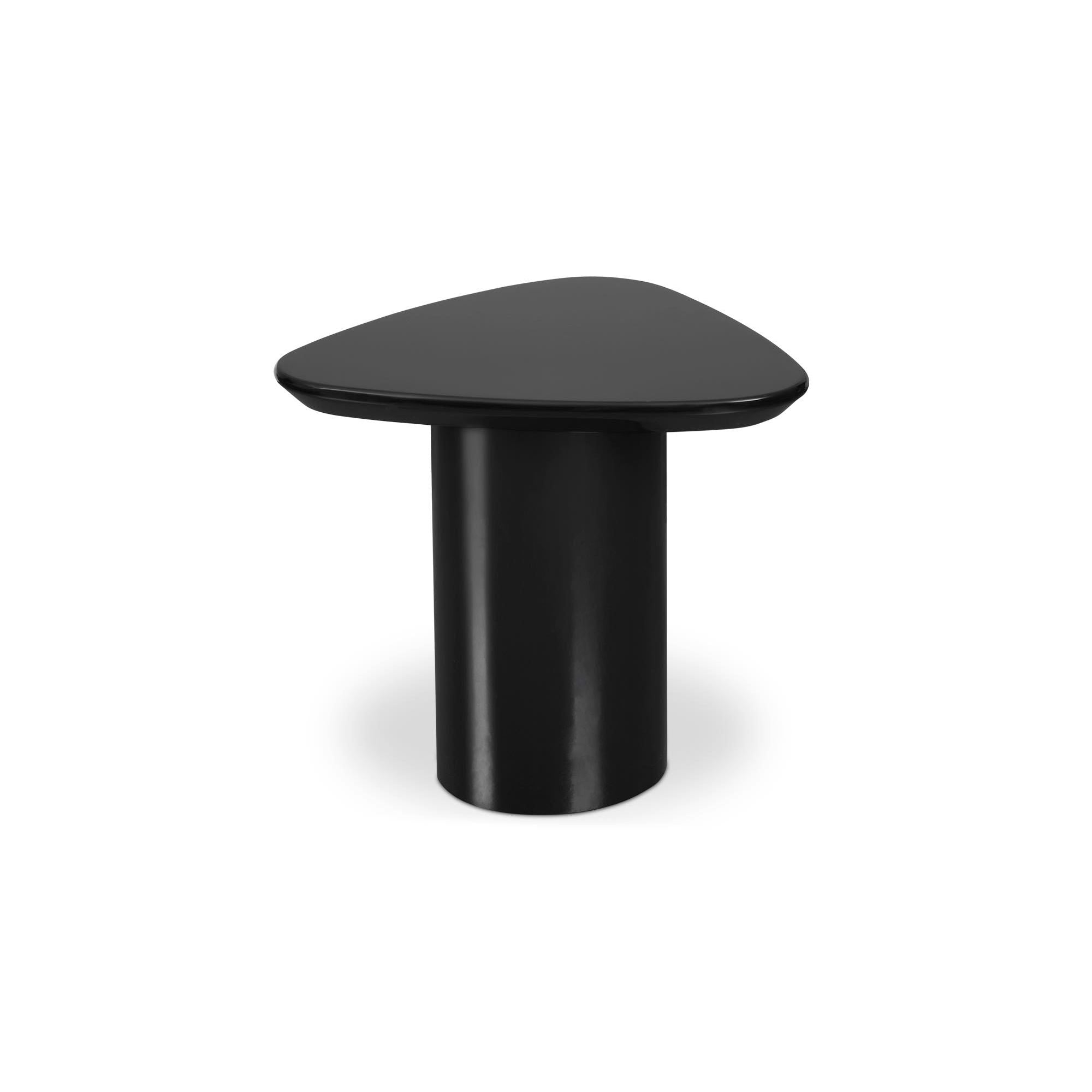 Moe's Home Collection Eden Black Lacquer Accent Table - Image 1