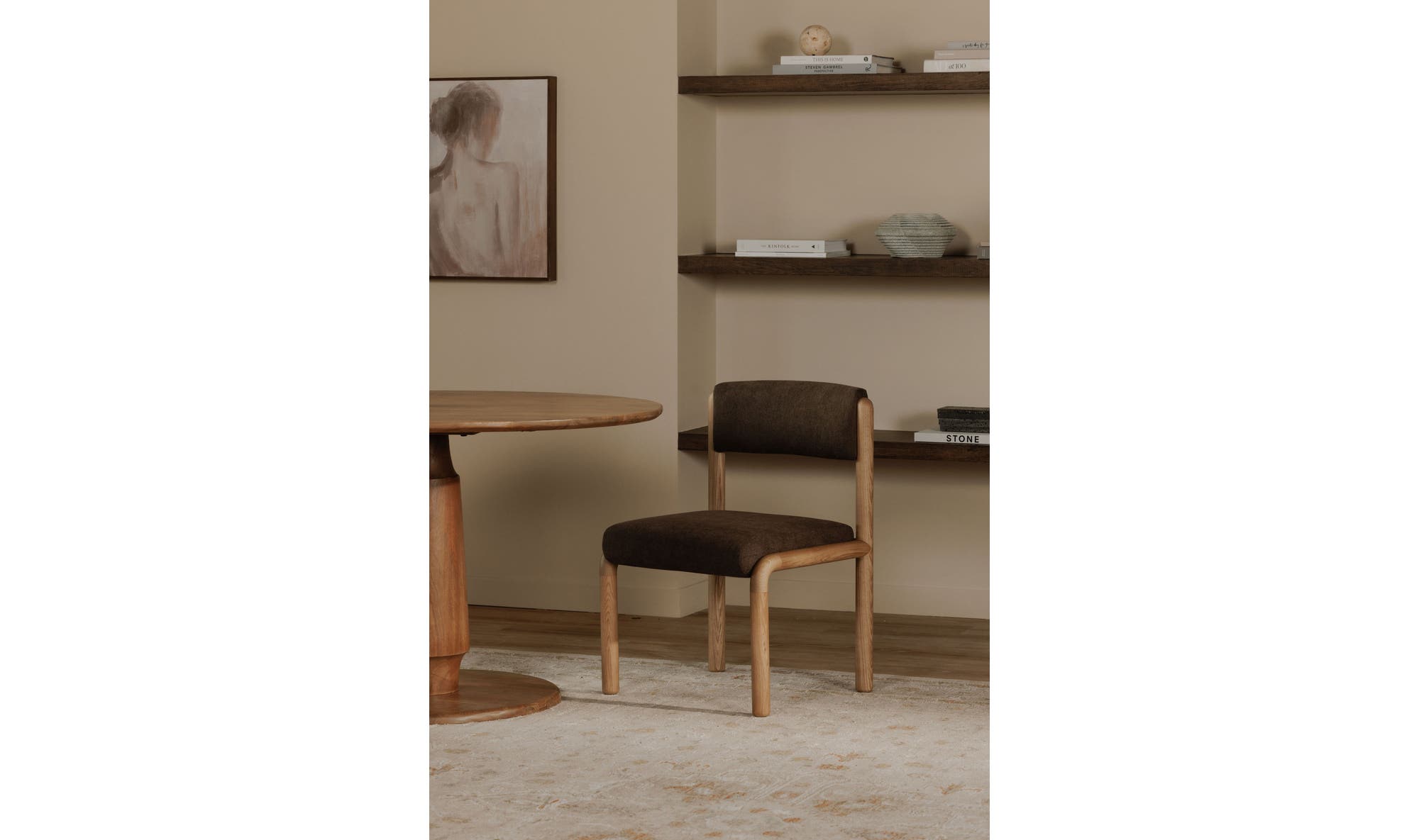 Moe's Home April Dining Chair Deep Brown-Set Of Two - Image 3