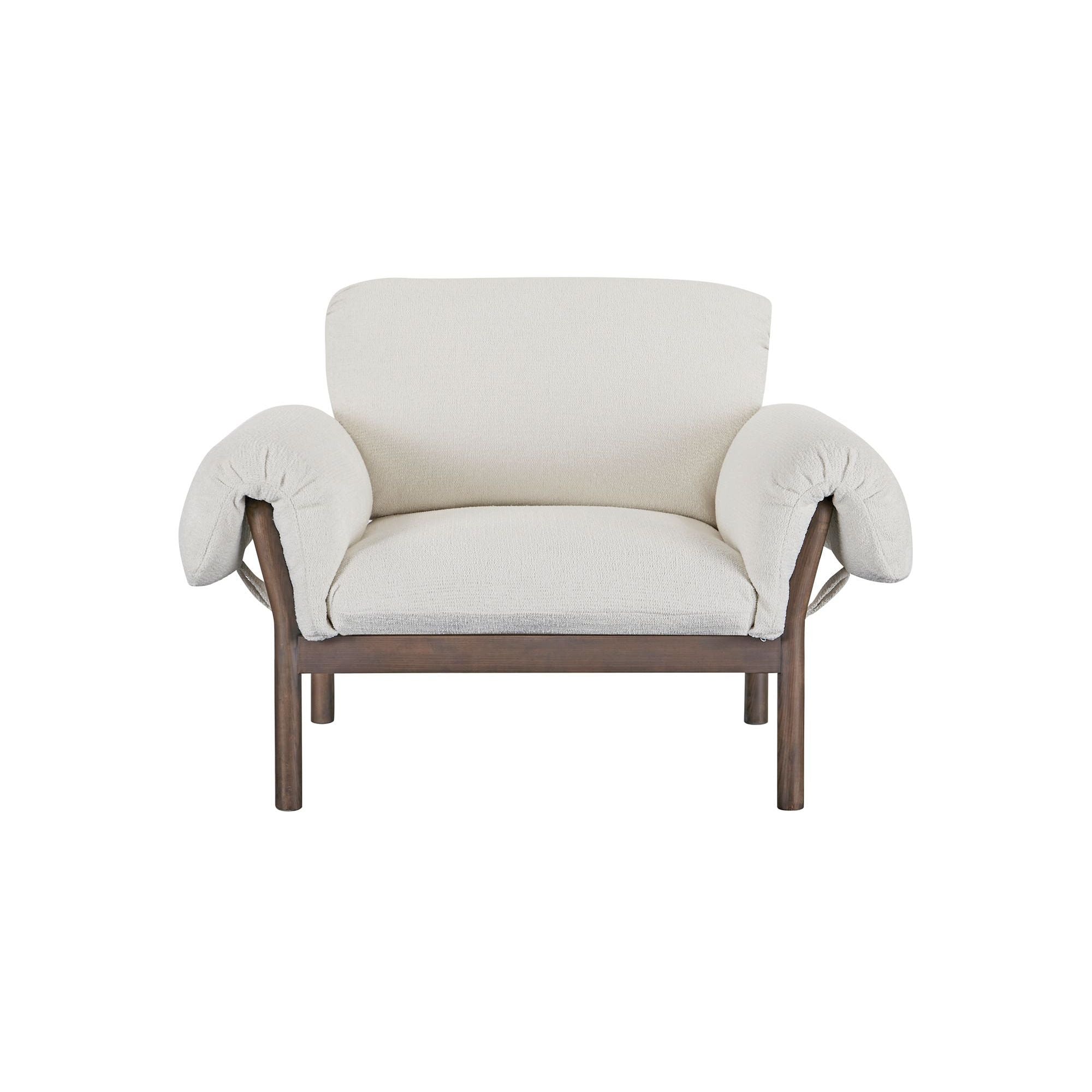 Moe’s Home Collection Cardero Ivory Lounge Chair