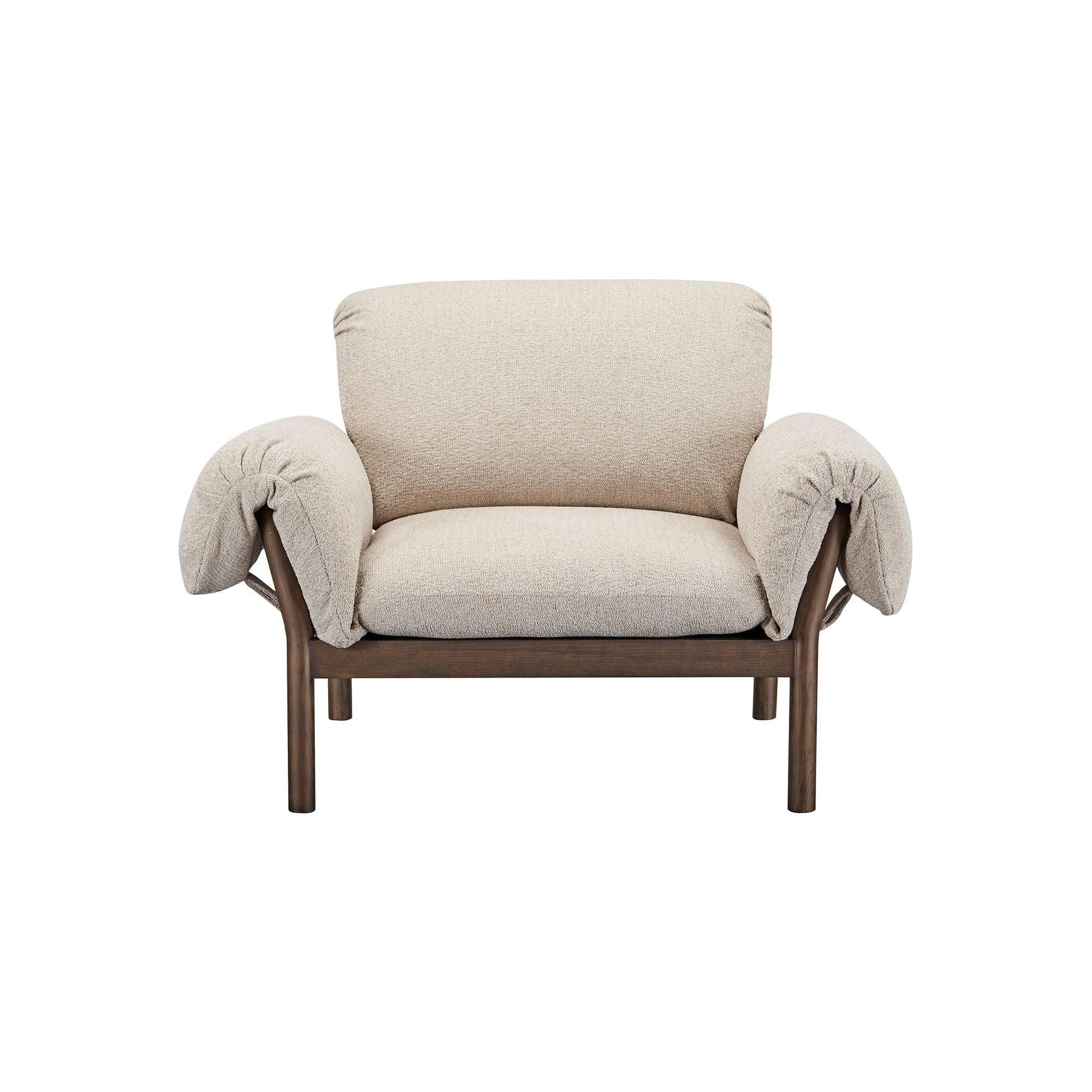 Moe’s Home Collection Cardero Beige Lounge Chair