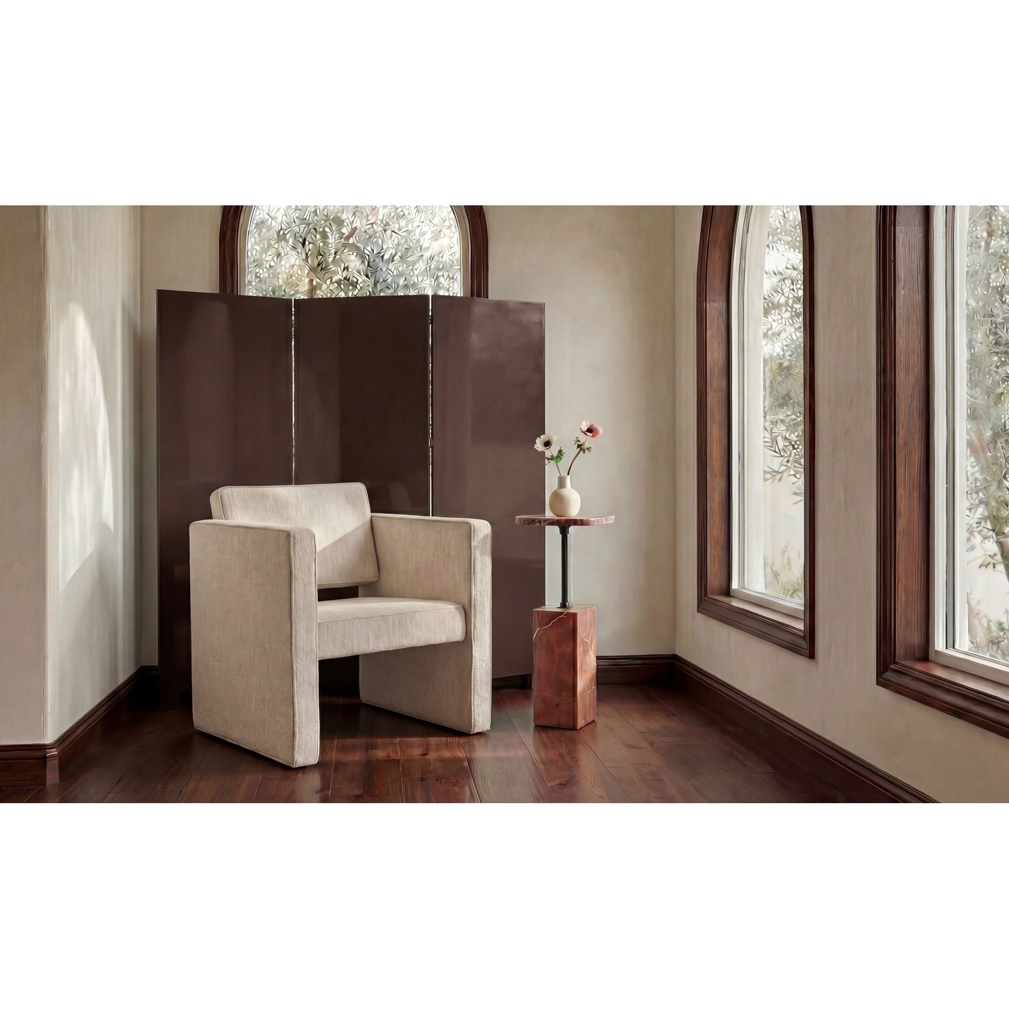 Moe's Home Garbo Screen Dark Brown Lacquer - Image 2