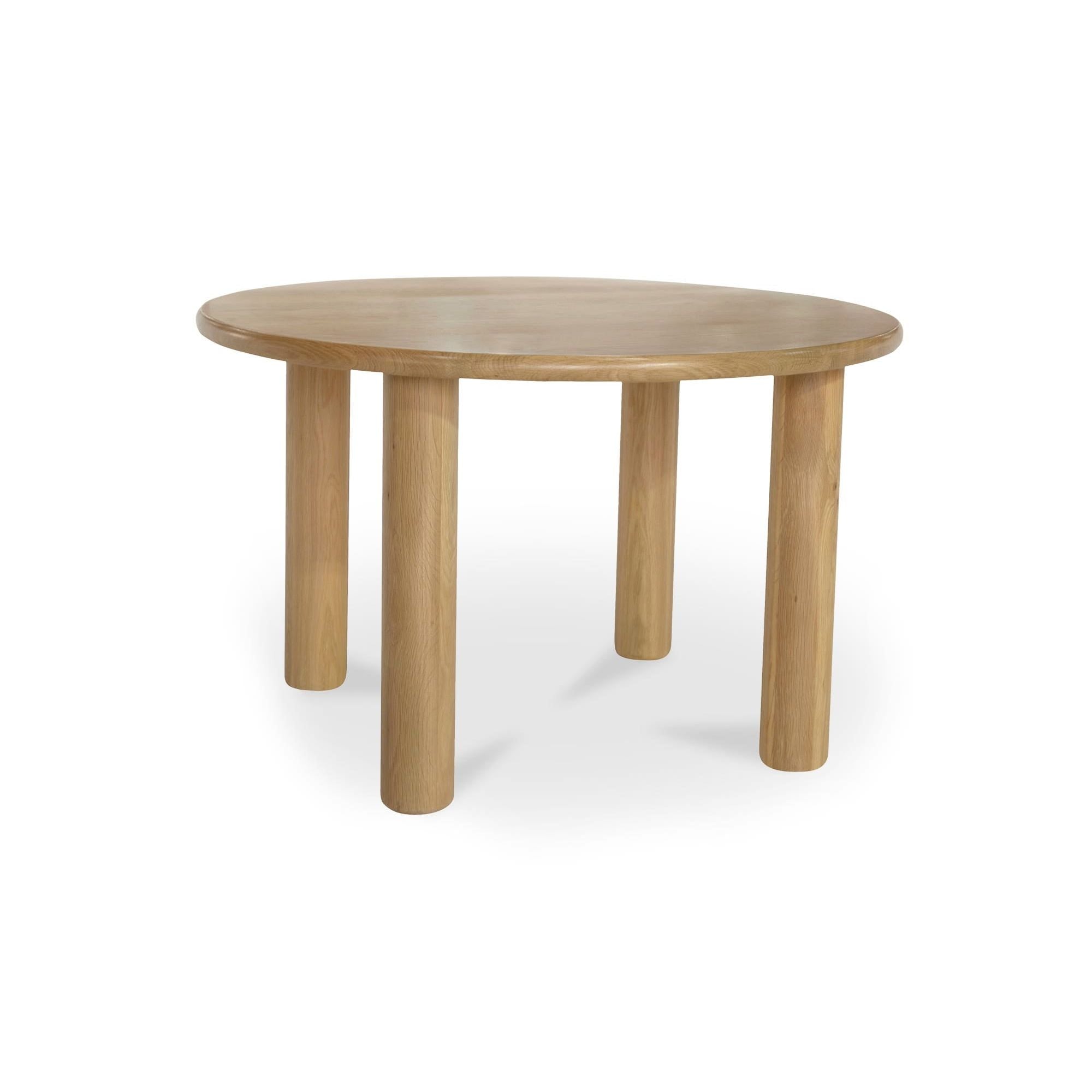 Moe's Home Milo Round Dining Table Oak - Image 3