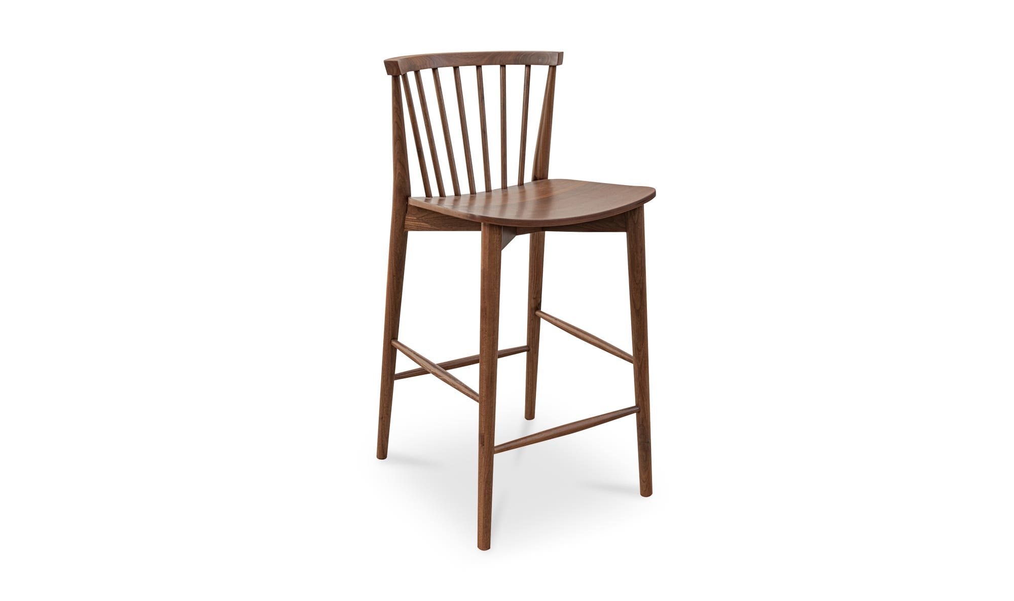 Moe's Home Marley Counter Stool Walnut - Image 3