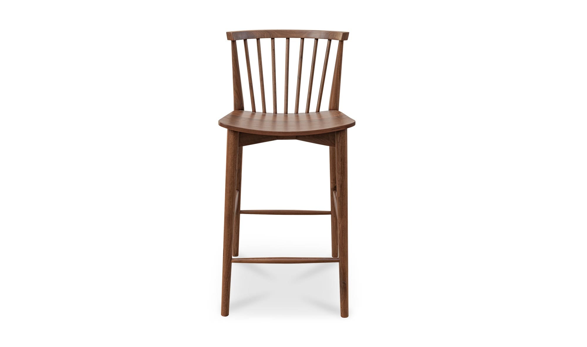 Moe's Home Marley Counter Stool Walnut - Image 1