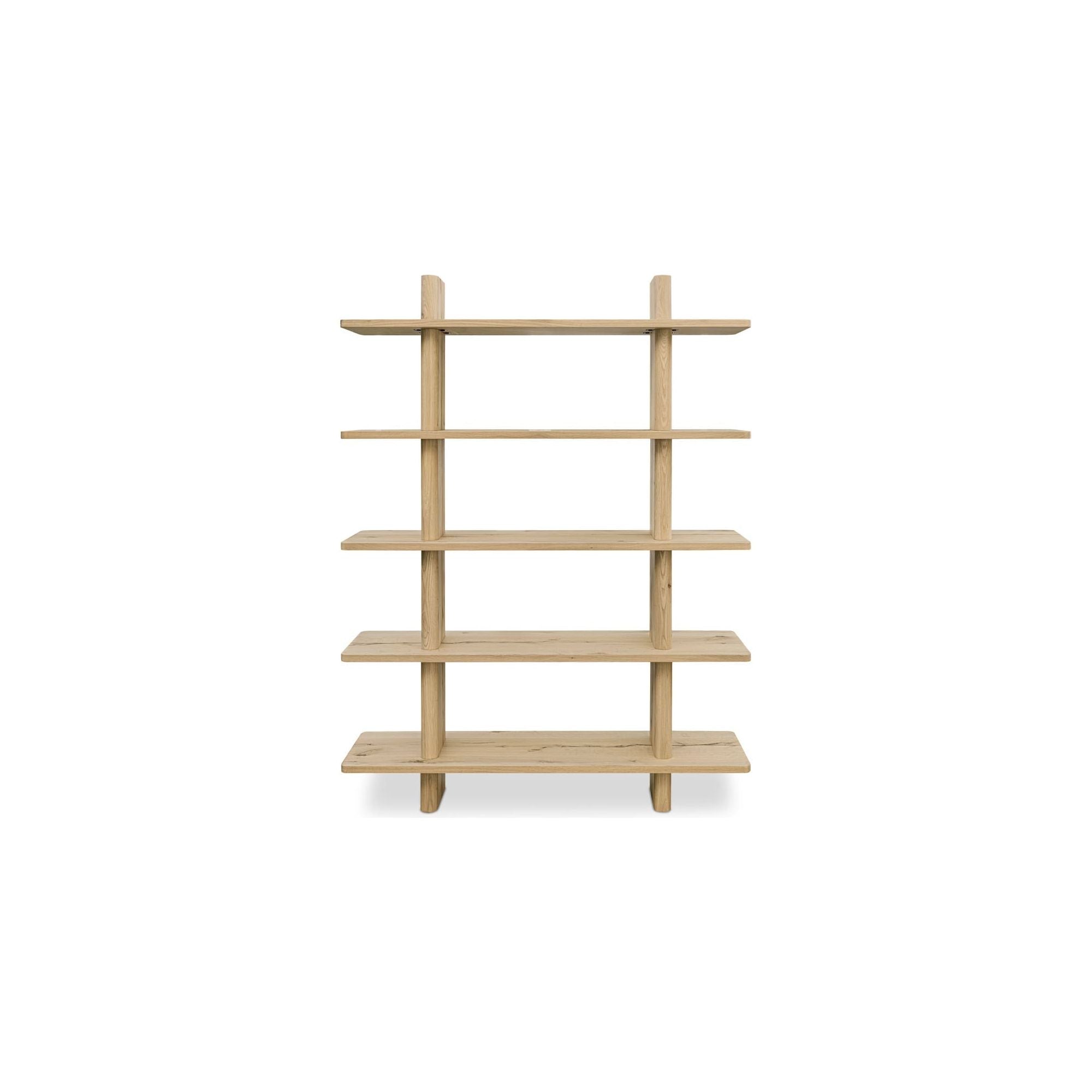 Moe’s Home Collection Casey Large Rustic Oak Bookcase