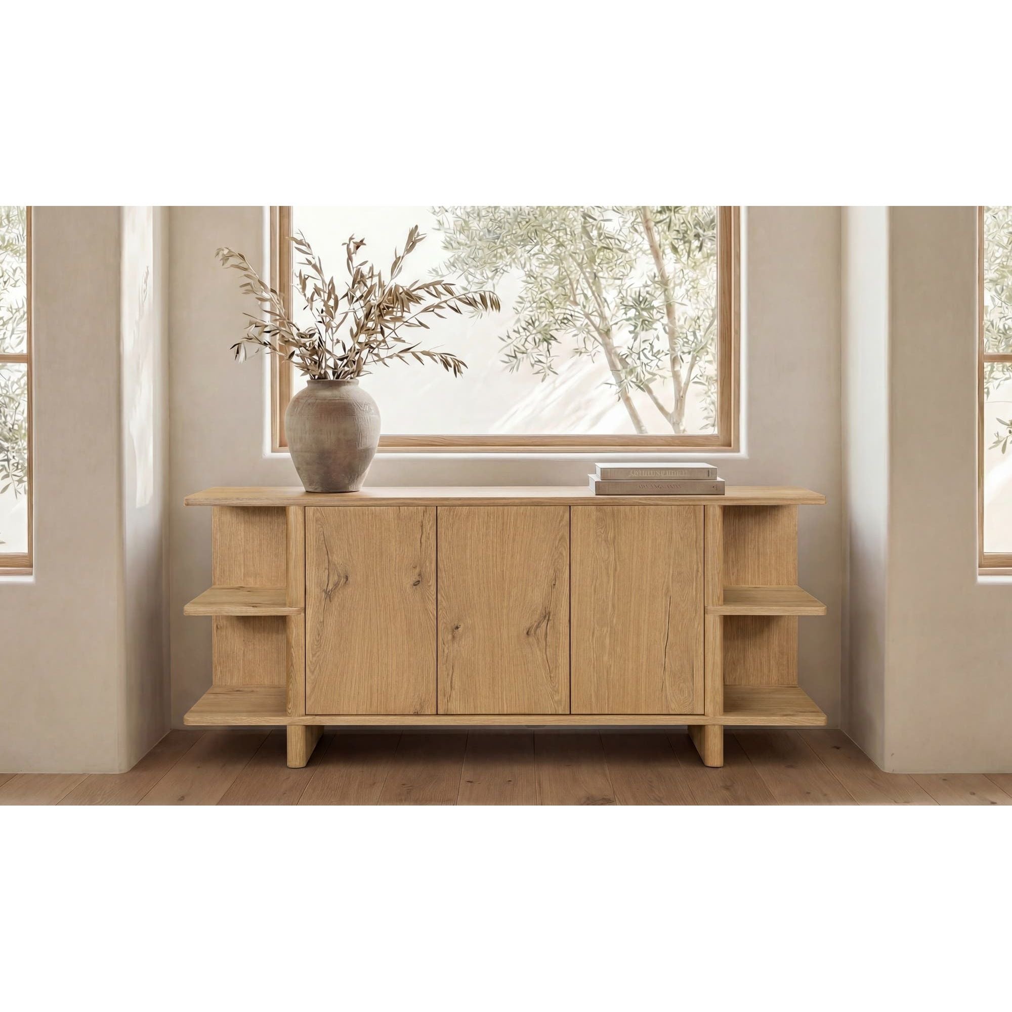 Moe's Home Casey Sideboard Rustic Oak - Image 2