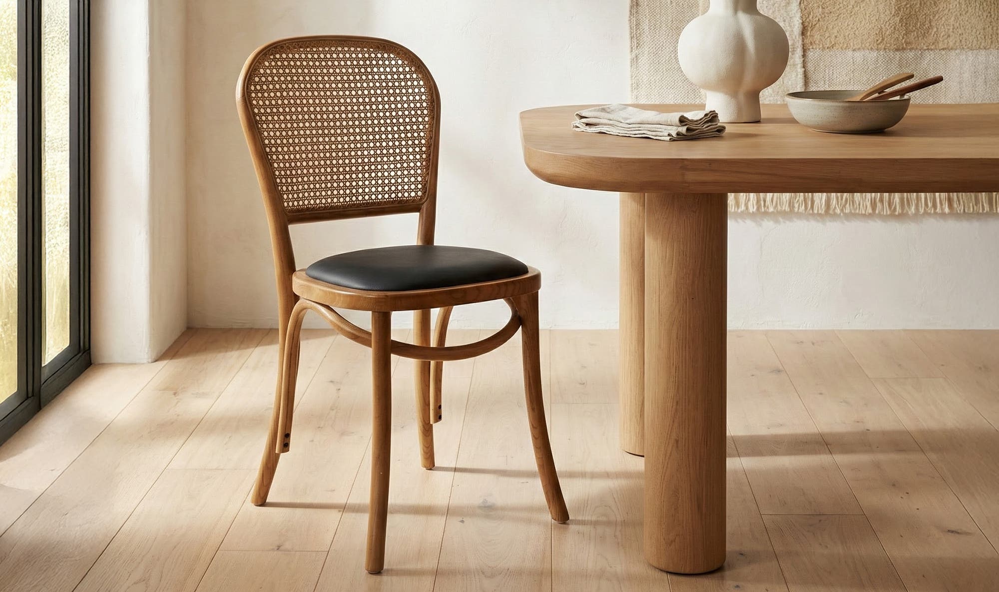 Moe's Home Bedford Dining Chair Light Brown - Set Of Two - Image 2