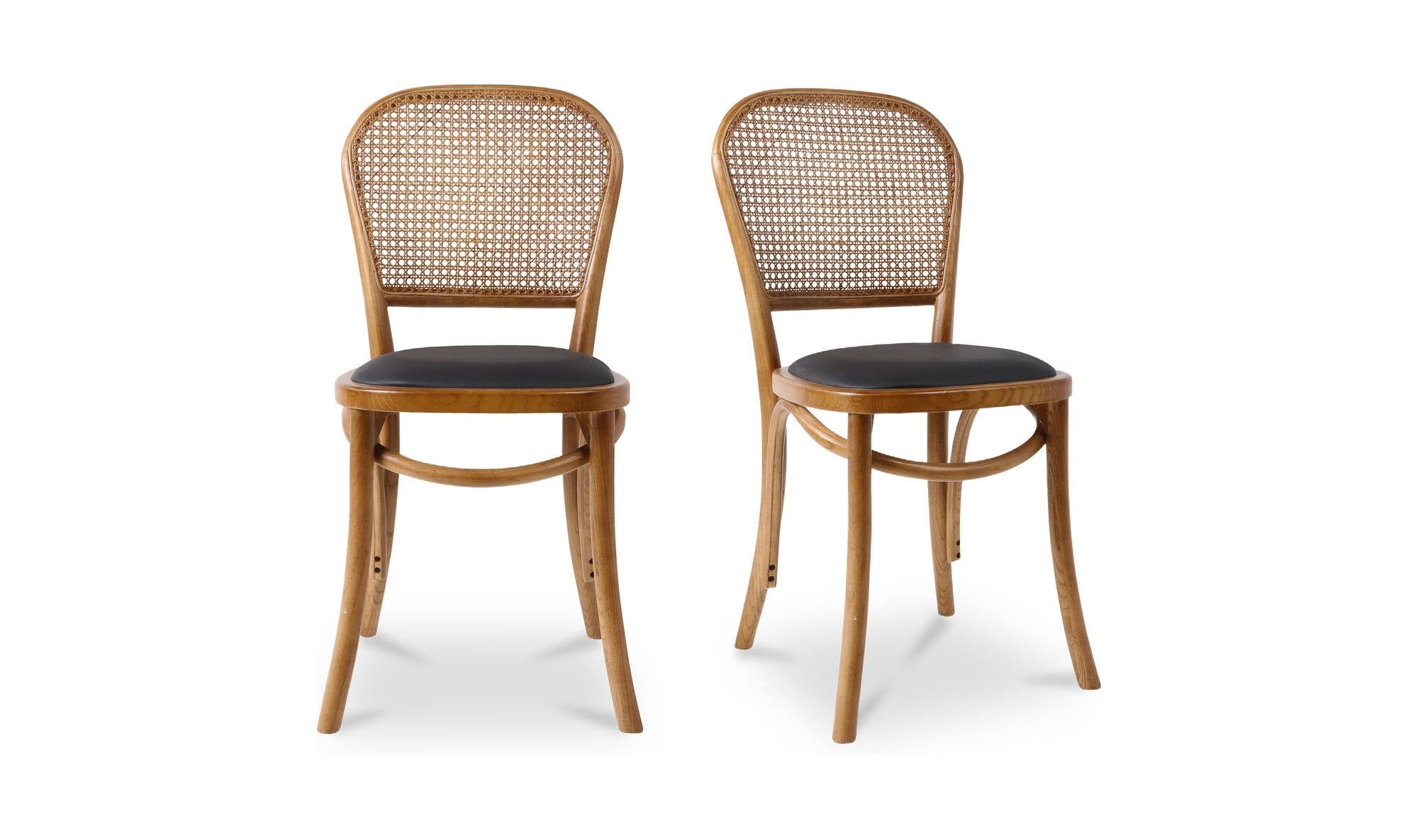 Moe's Home Bedford Dining Chair Light Brown - Set Of Two - Image 1
