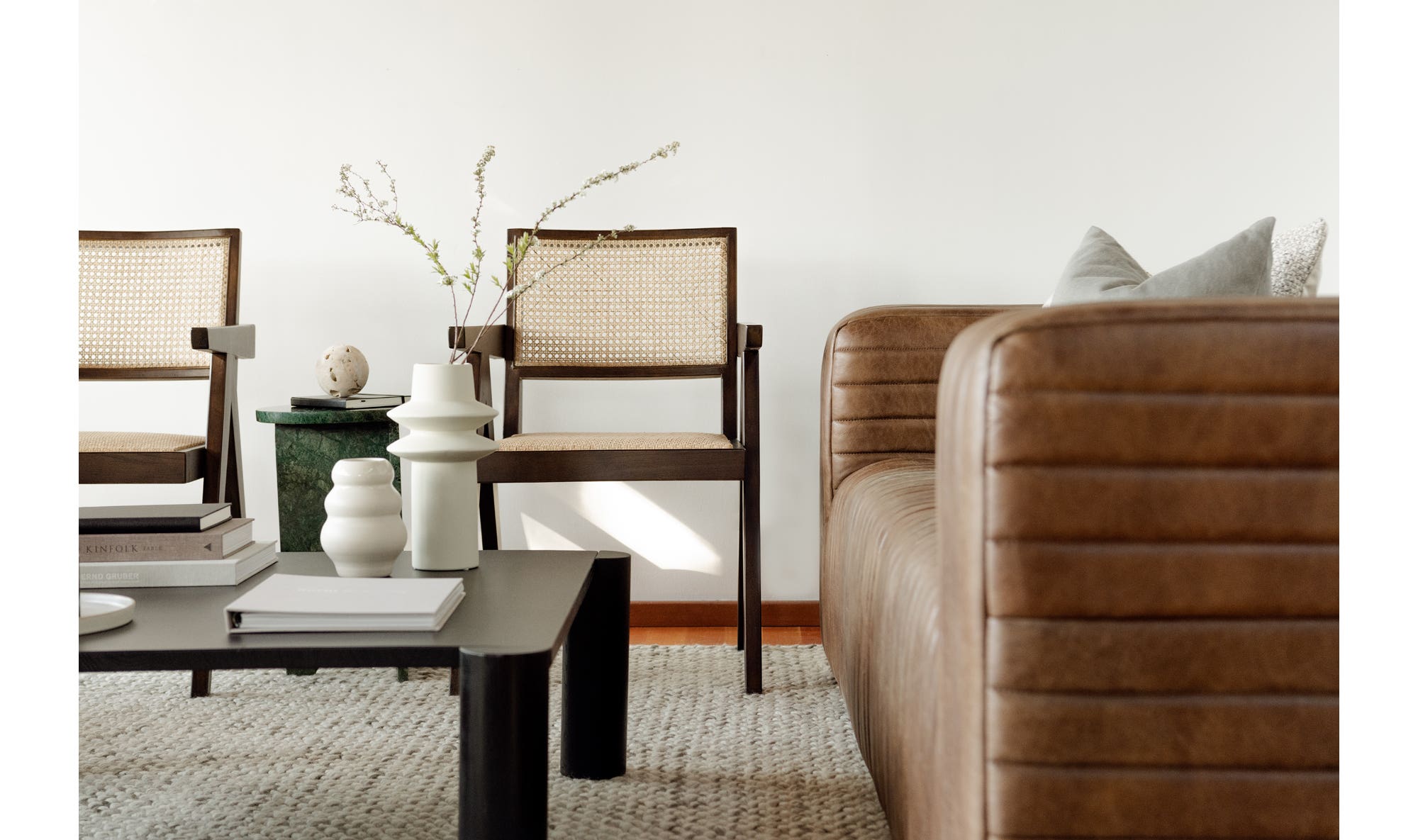 Moe's Home Takashi Chair Dark Brown - Set Of Two - Image 3