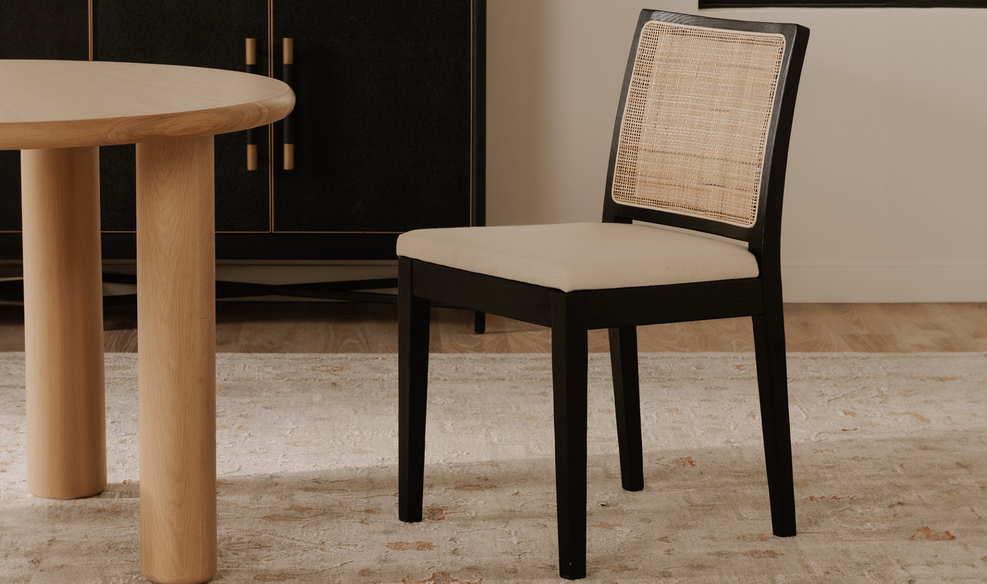 Moe's Home Orville Dining Chair Black - Set Of Two - Image 3
