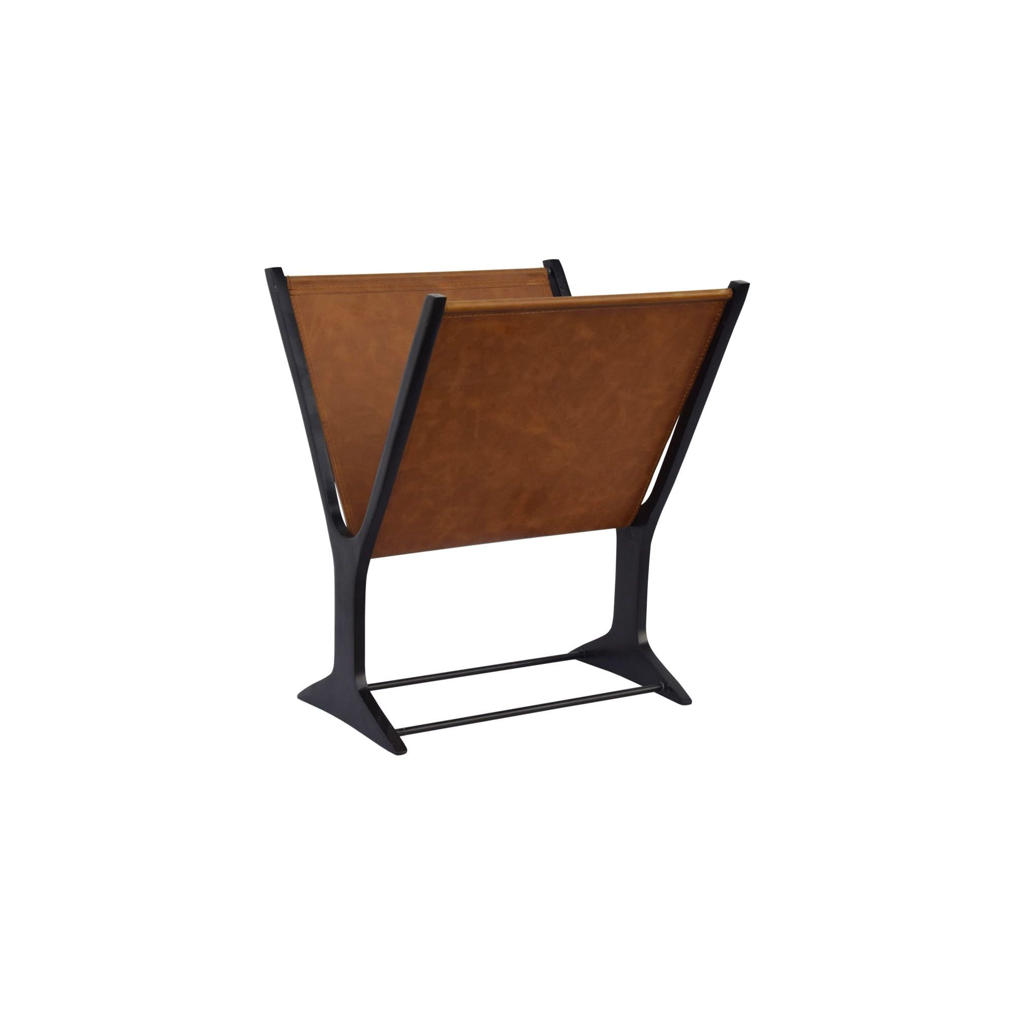 Moe's Home Ziff Magazine Holder Light Brown - Image 1