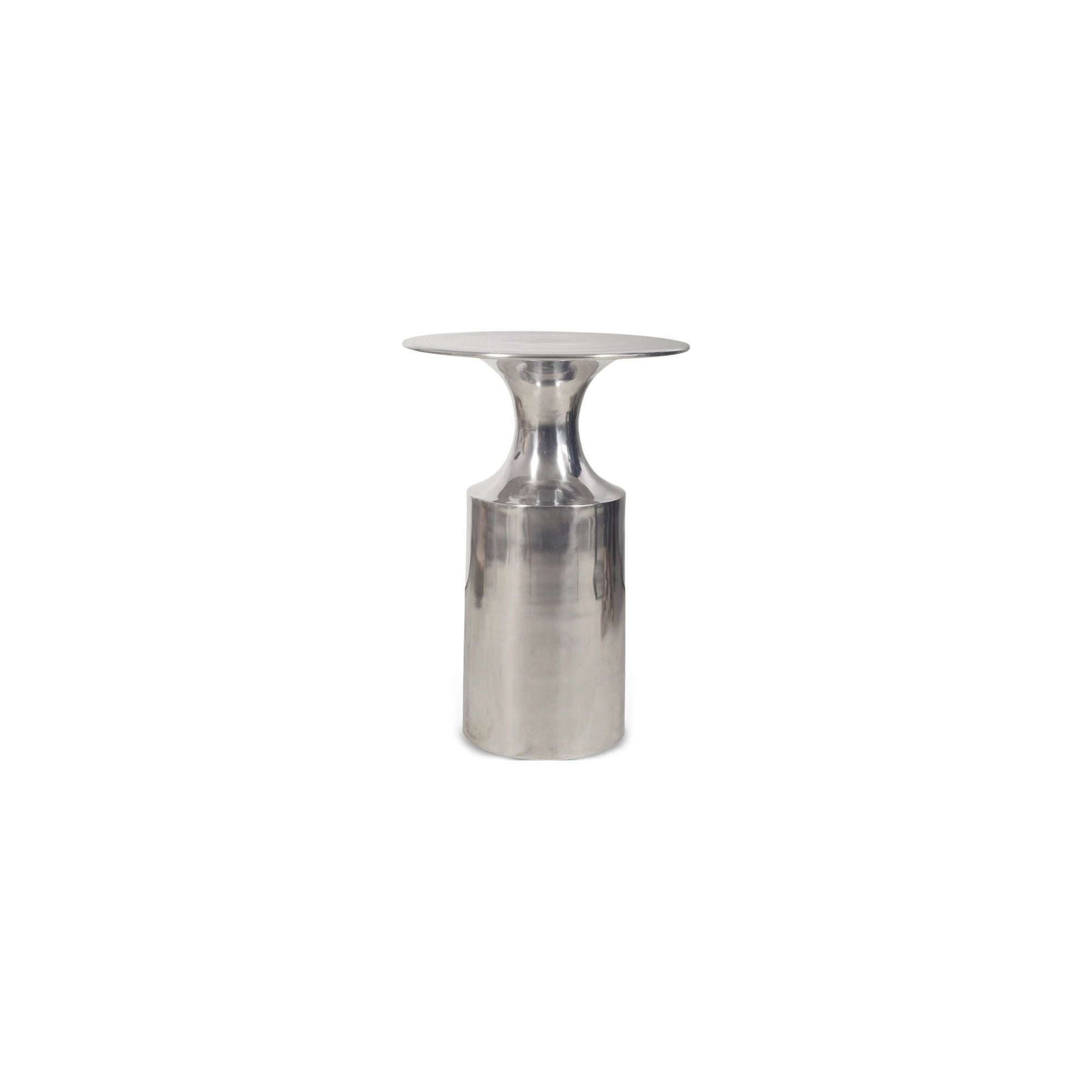 Moe's Home Rassa Silver Accent Table - Image 1