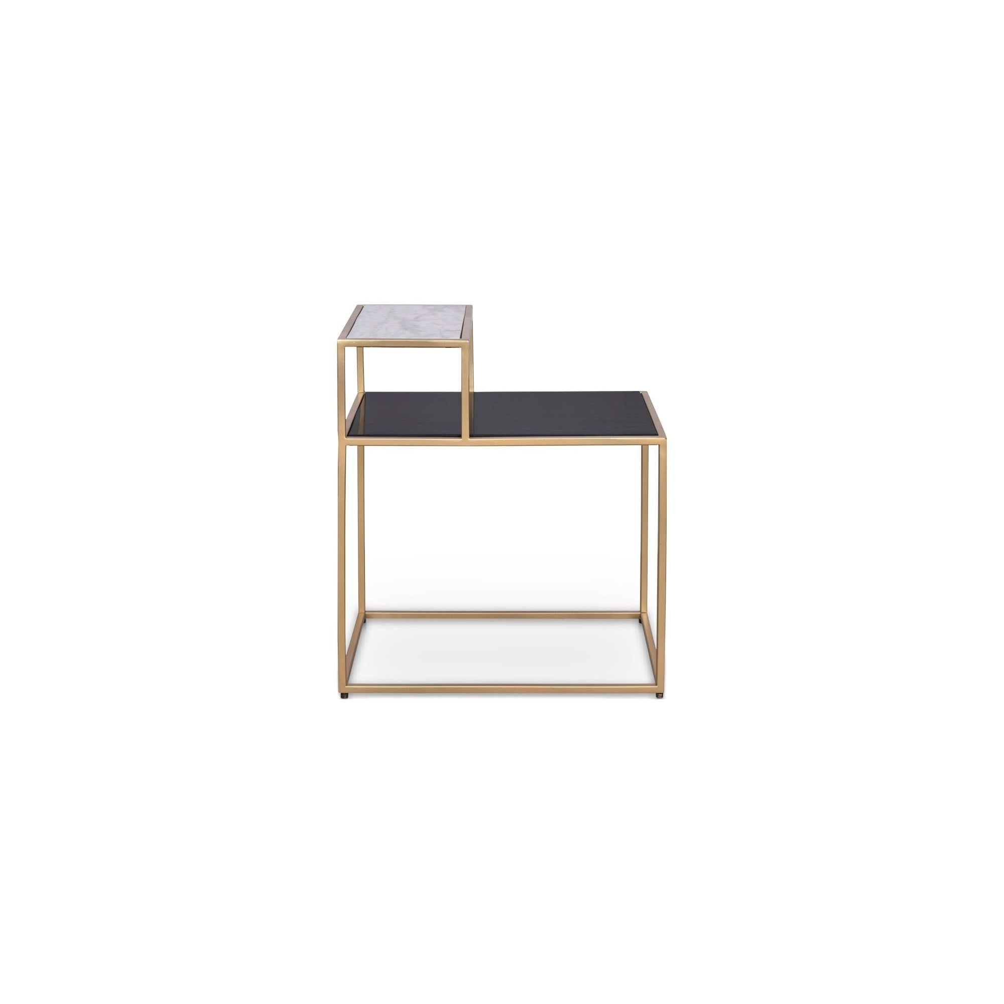 Moe's Home Collection Mies Gold Side Table - Image 1