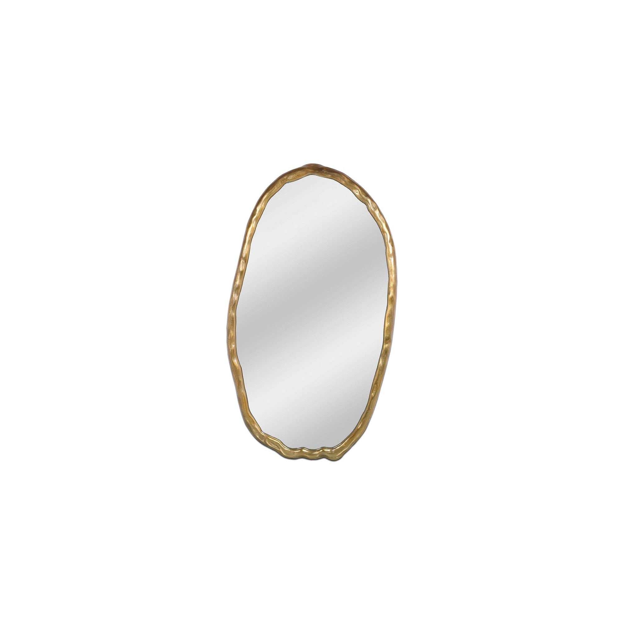 Moe's Home Foundry Oval Mirror Gold - Image 1