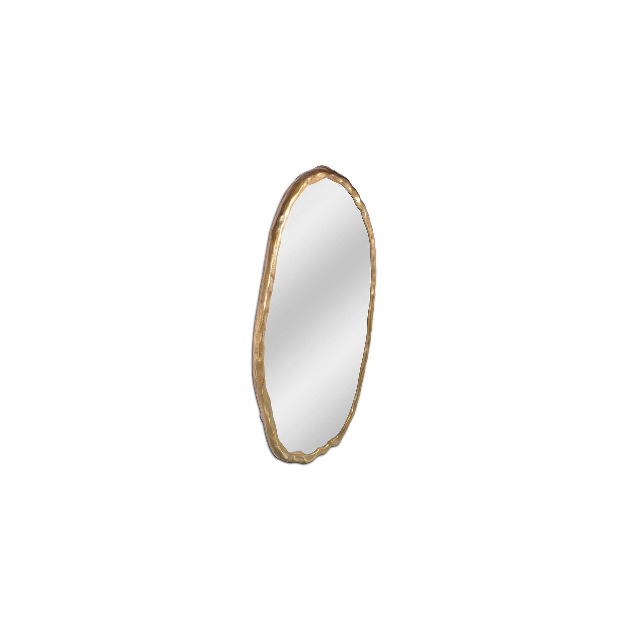 Moe's Home Foundry Oval Mirror Gold - Image 3