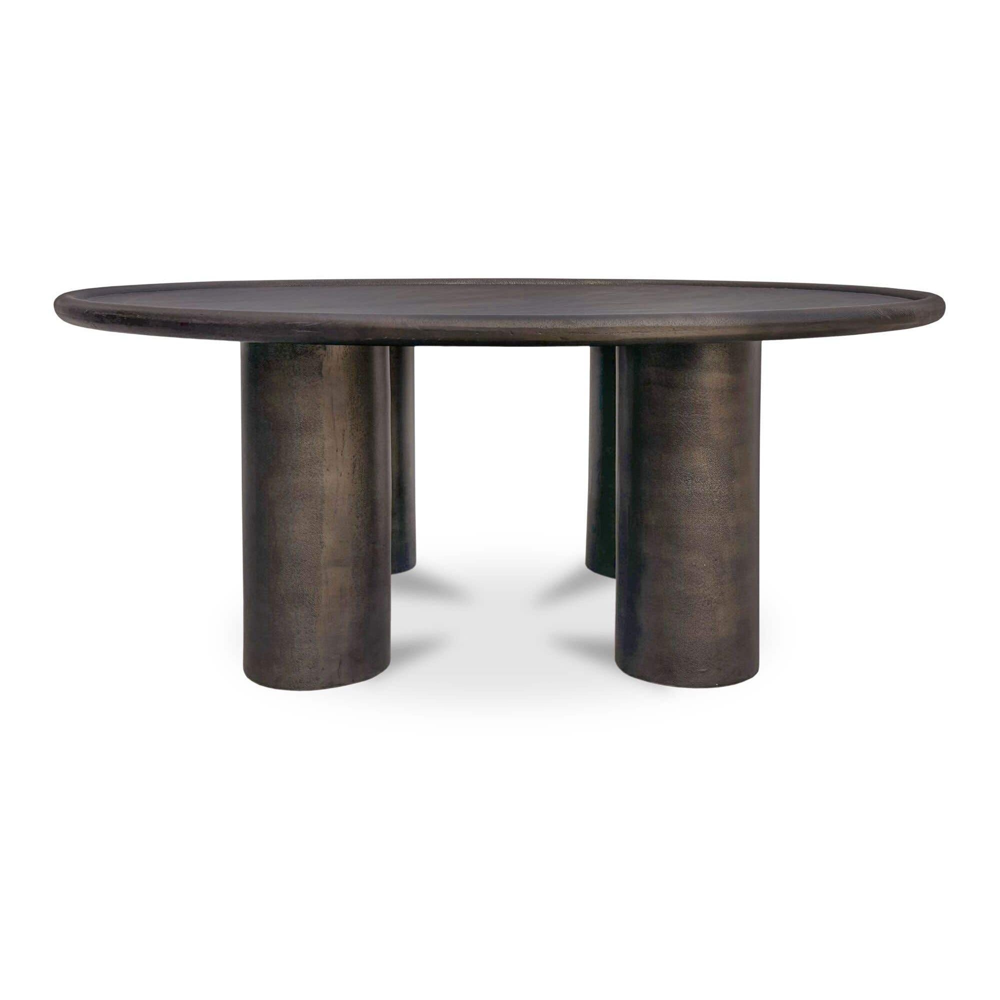Moe's Home Collection Deacon Deep Bronze Outdoor Coffee Table - Image 1
