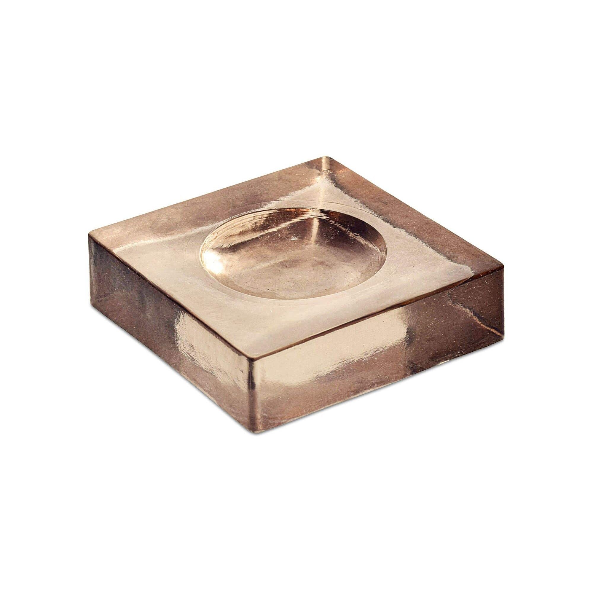 Moe's Home Miro Glass Catchall Soft Amber - Image 1