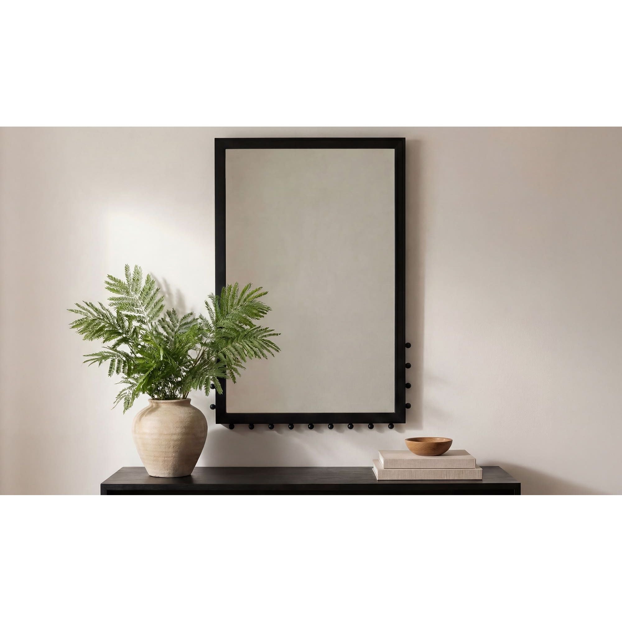Moe's Home Figaro Wall Mirror Black - Image 2