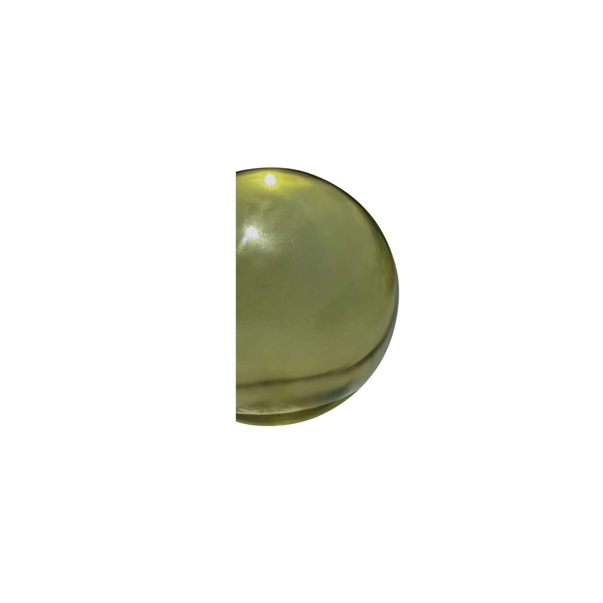 Moe's Home Bonn Cast Glass Decorative Object Olive - Image 3