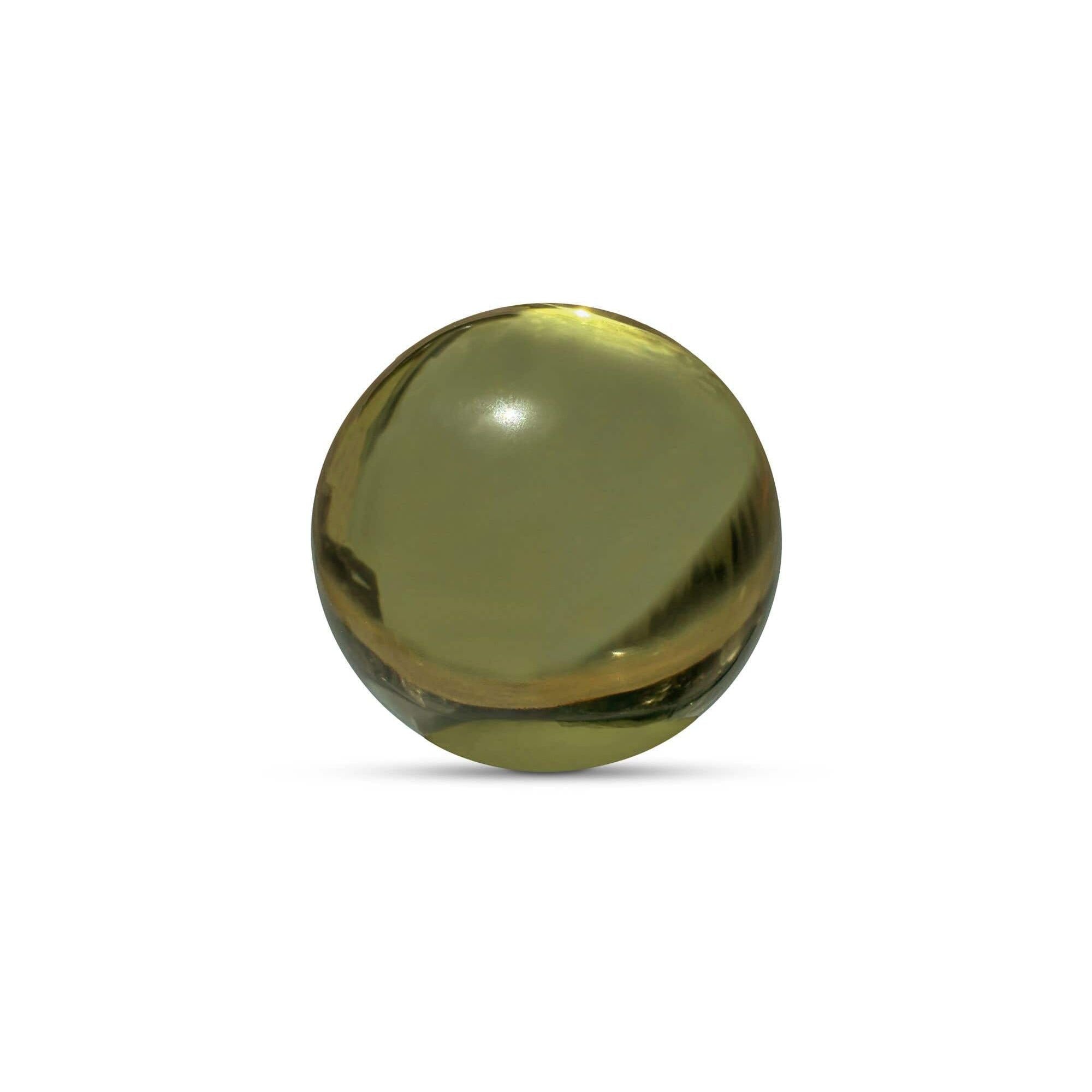 Moe's Home Bonn Cast Glass Decorative Object Olive - Image 1
