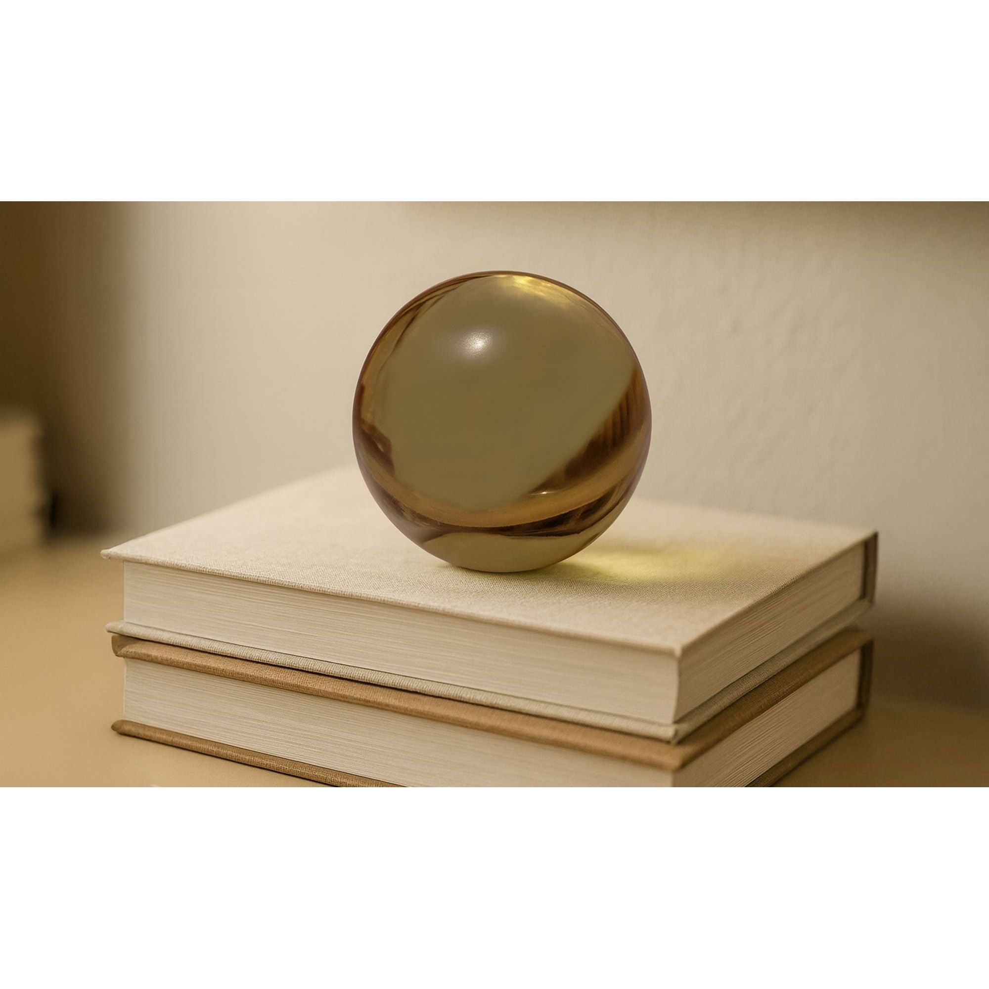 Moe's Home Bonn Cast Glass Decorative Object Light Smoky Brown - Image 2