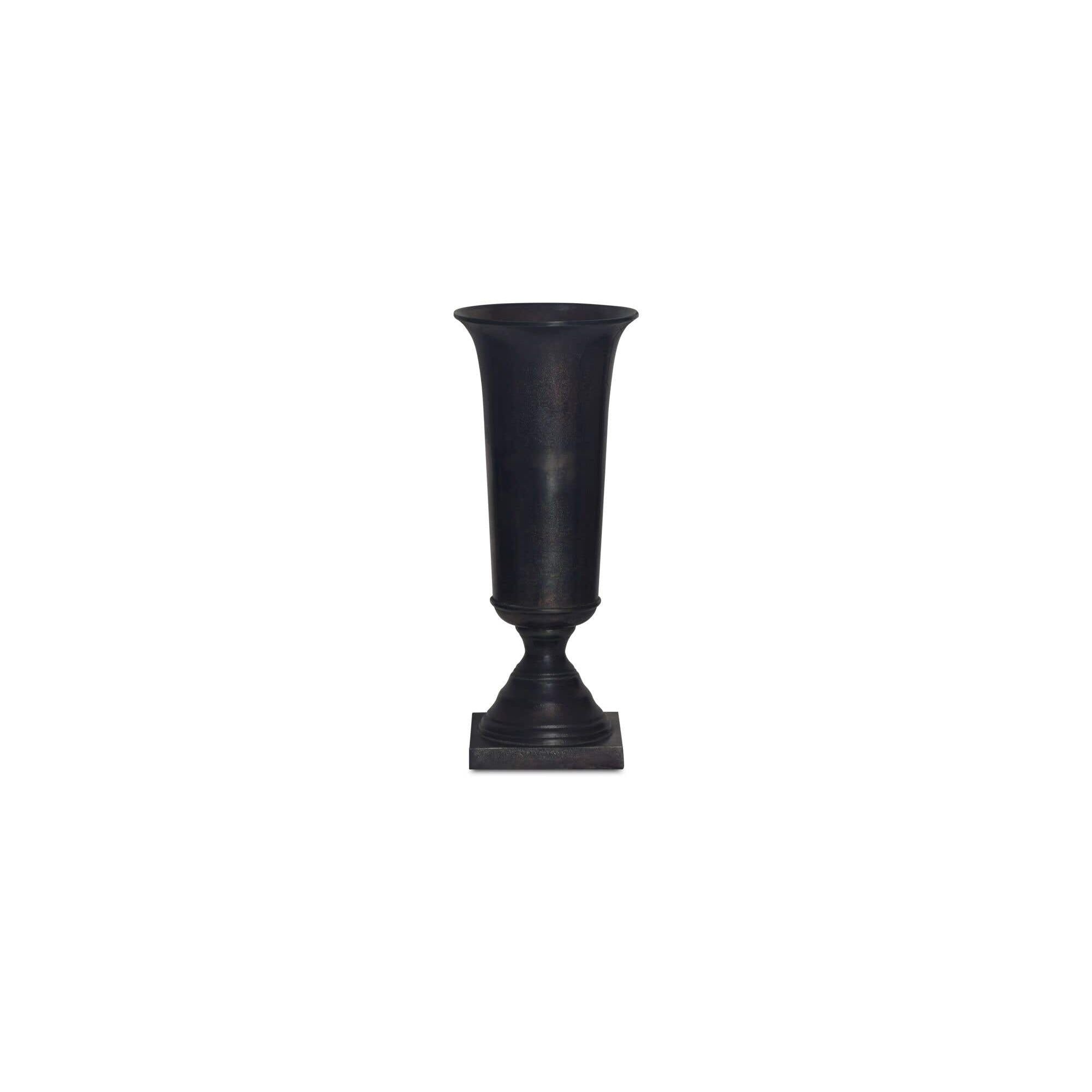 Moe’s Home Cassia Cast Aluminum Vase Black