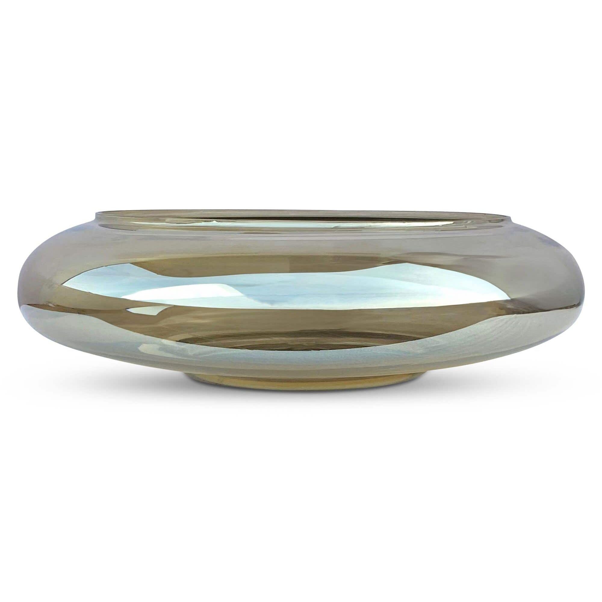 Moe's Home Polene Glass Bowl Large Smoky Brown - Image 1