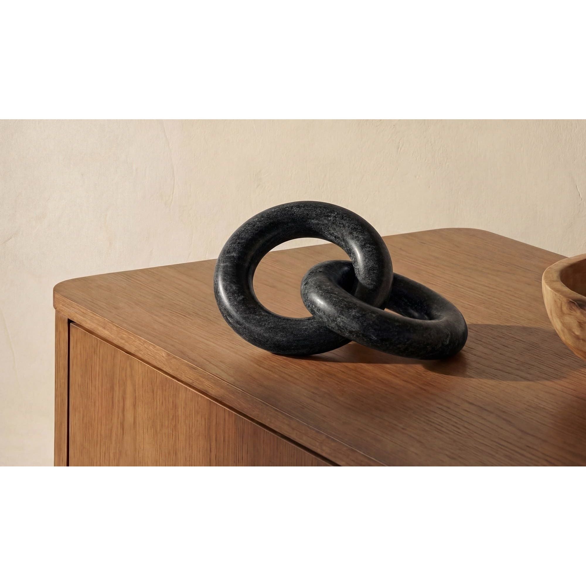 Moe's Home Hera Tabletop Decor Black Marble - Image 2