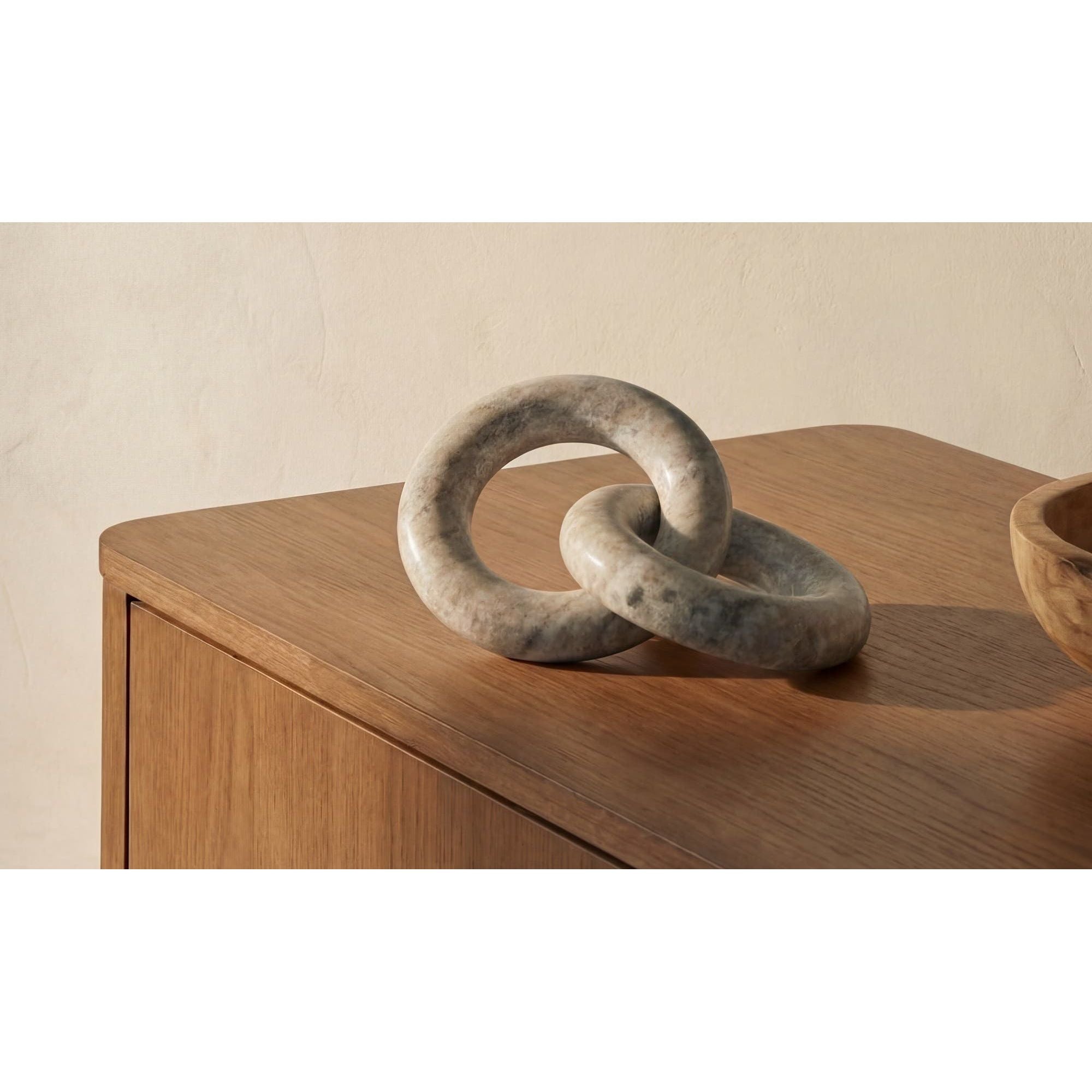 Moe's Home Hera Tabletop Decor Beige Marble - Image 2